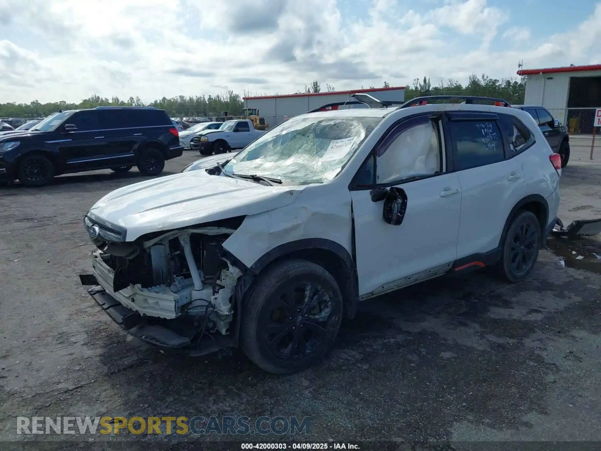 2 Photograph of a damaged car JF2SKARC0MH457504 SUBARU FORESTER 2021