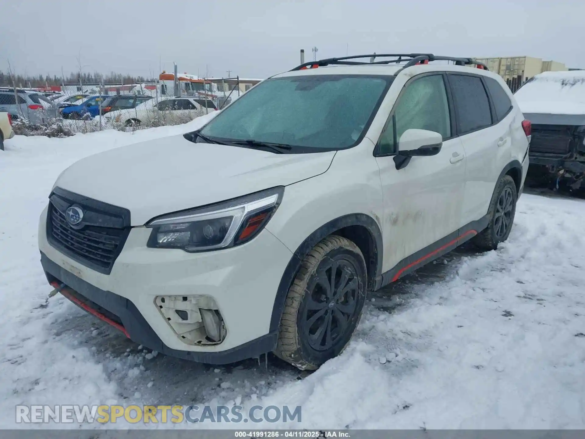 2 Photograph of a damaged car JF2SKARC0MH496271 SUBARU FORESTER 2021