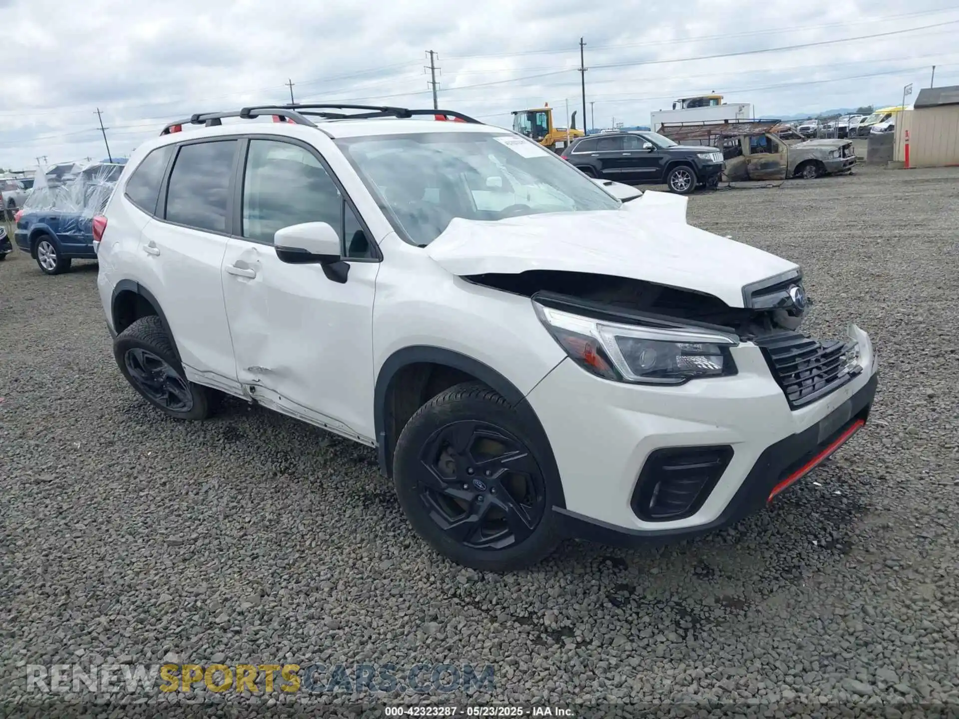1 Photograph of a damaged car JF2SKARC0MH506247 SUBARU FORESTER 2021