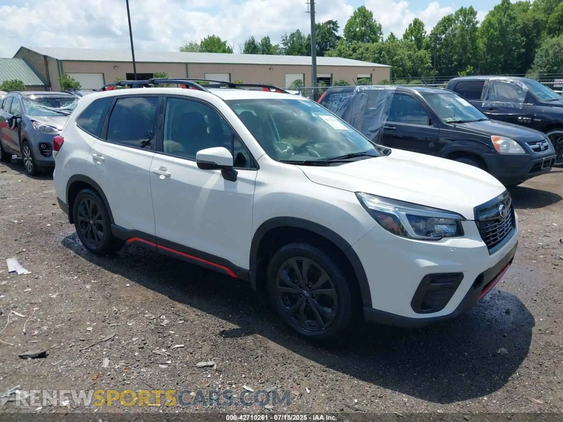 1 Photograph of a damaged car JF2SKARC1MH438914 SUBARU FORESTER 2021