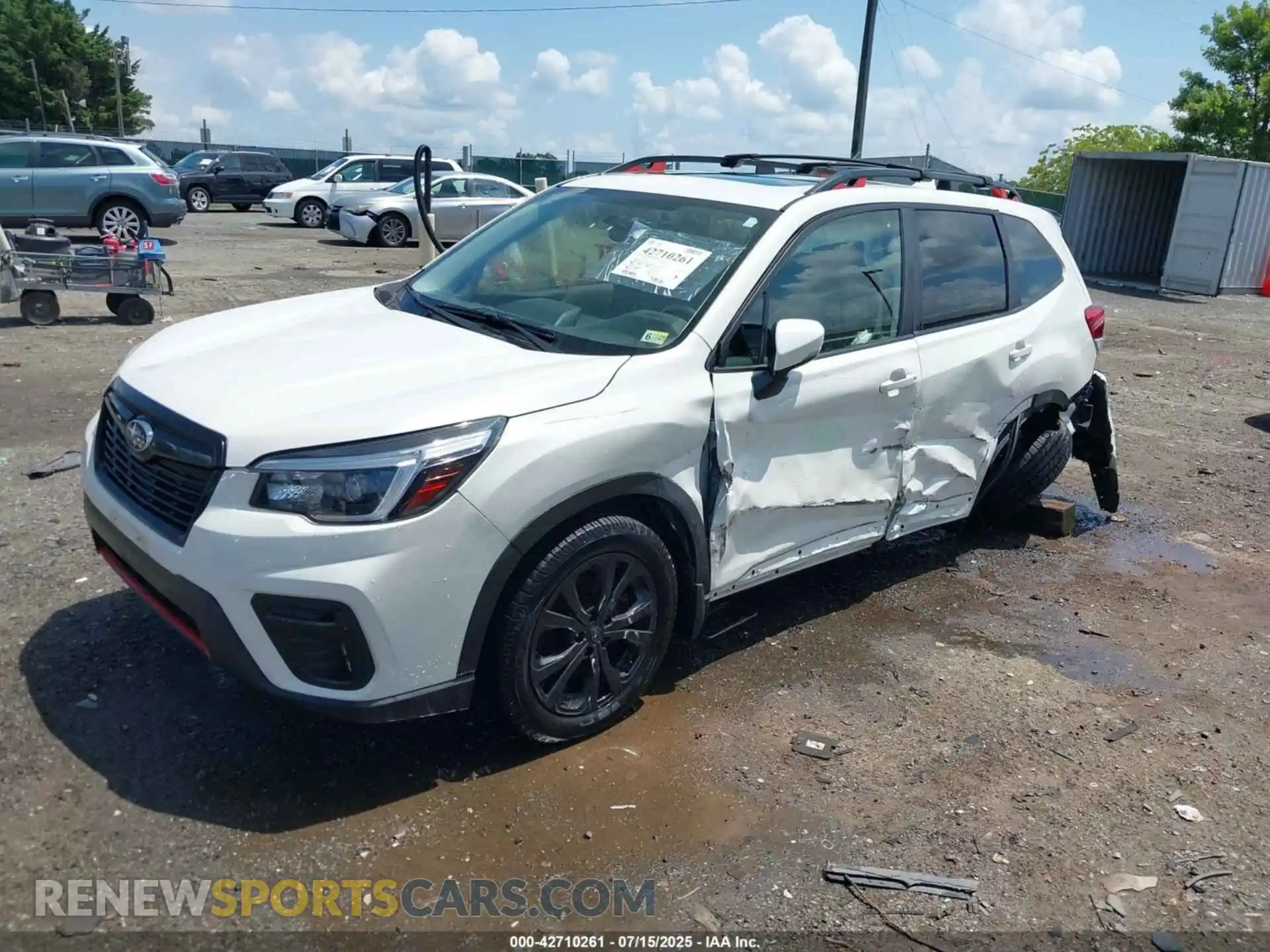 2 Photograph of a damaged car JF2SKARC1MH438914 SUBARU FORESTER 2021