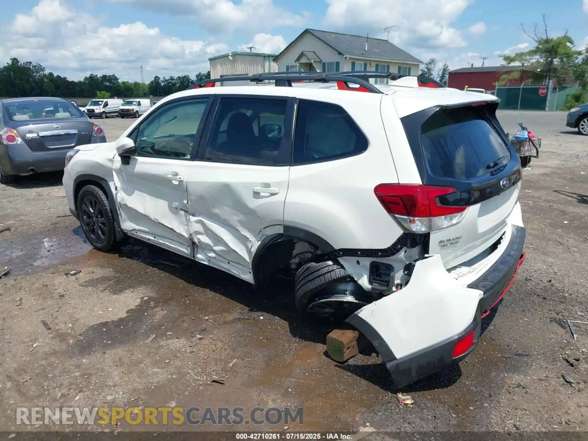 3 Photograph of a damaged car JF2SKARC1MH438914 SUBARU FORESTER 2021