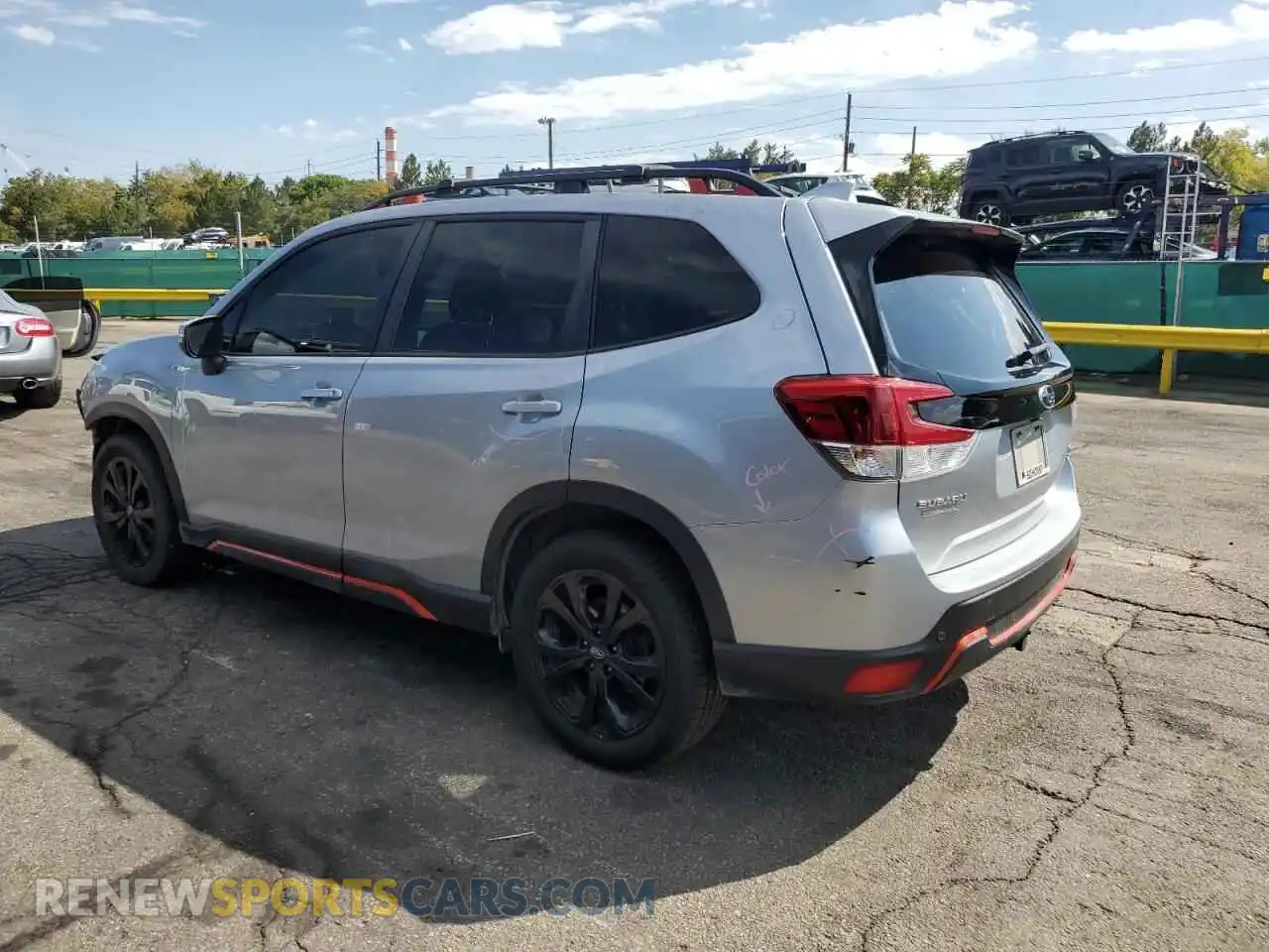 2 Photograph of a damaged car JF2SKARC1MH490219 SUBARU FORESTER 2021