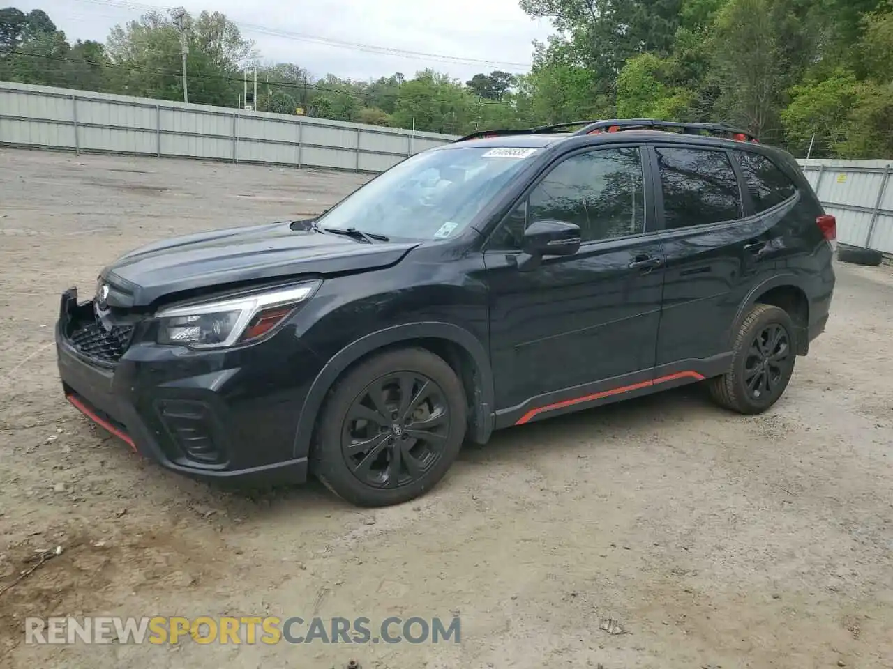 1 Photograph of a damaged car JF2SKARC1MH498675 SUBARU FORESTER 2021