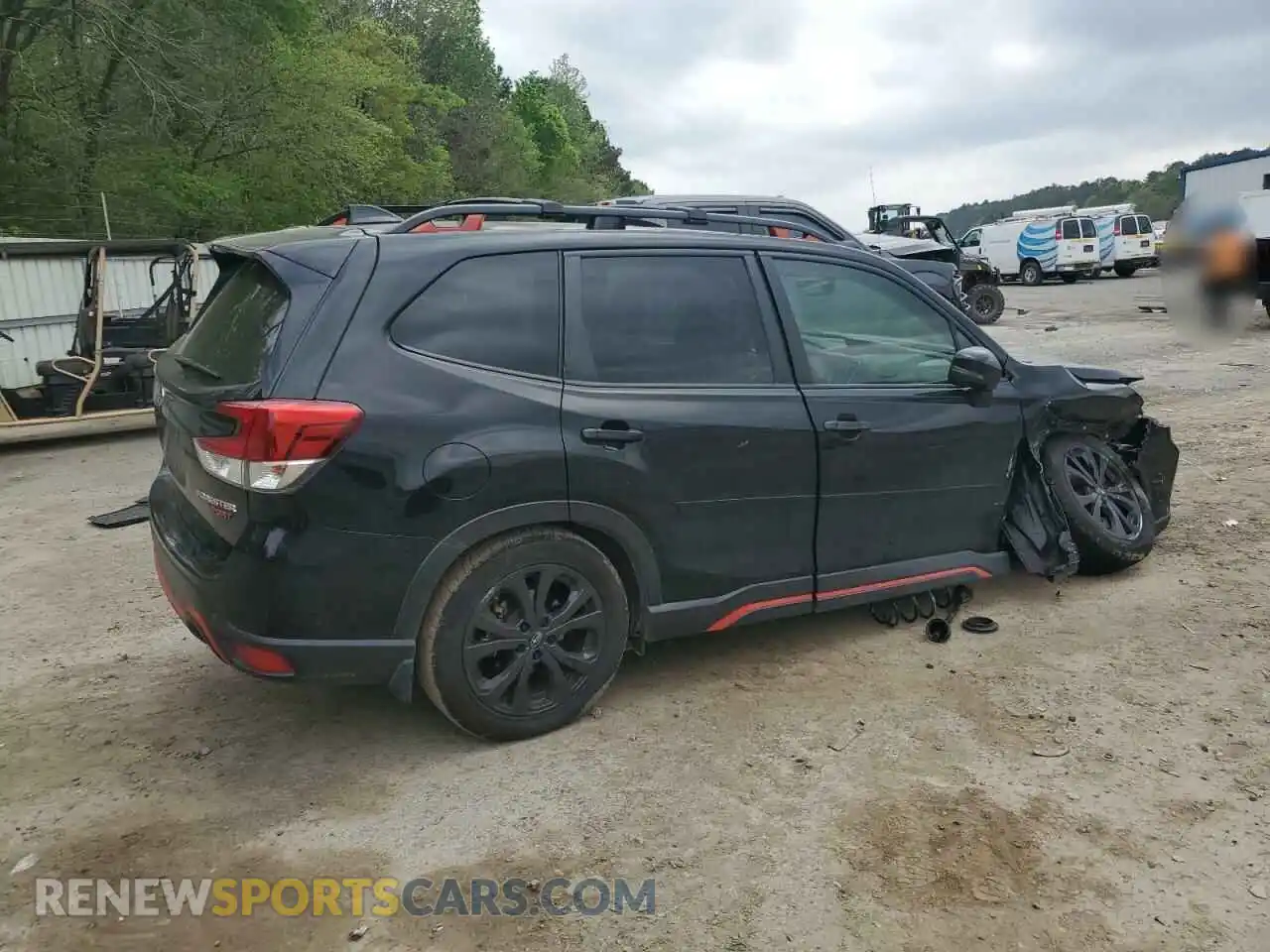3 Photograph of a damaged car JF2SKARC1MH498675 SUBARU FORESTER 2021