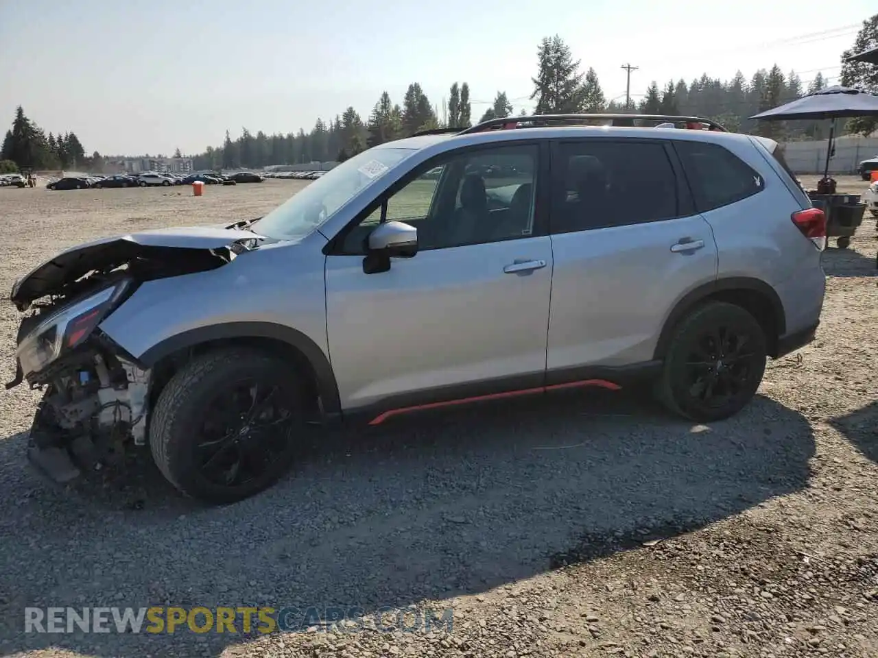 1 Photograph of a damaged car JF2SKARC1MH550824 SUBARU FORESTER 2021