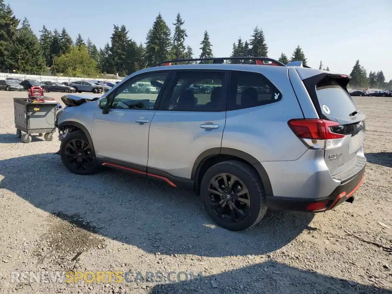 2 Photograph of a damaged car JF2SKARC1MH550824 SUBARU FORESTER 2021