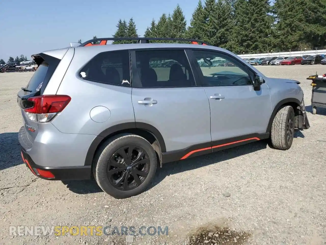 3 Photograph of a damaged car JF2SKARC1MH550824 SUBARU FORESTER 2021