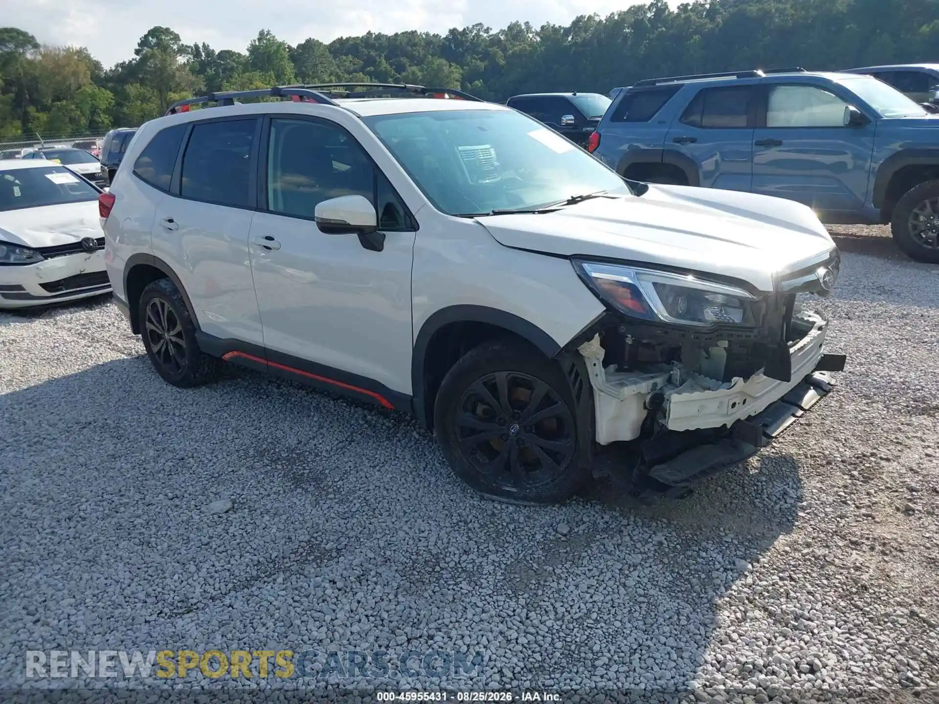 1 Photograph of a damaged car JF2SKARC1MH564772 SUBARU FORESTER 2021