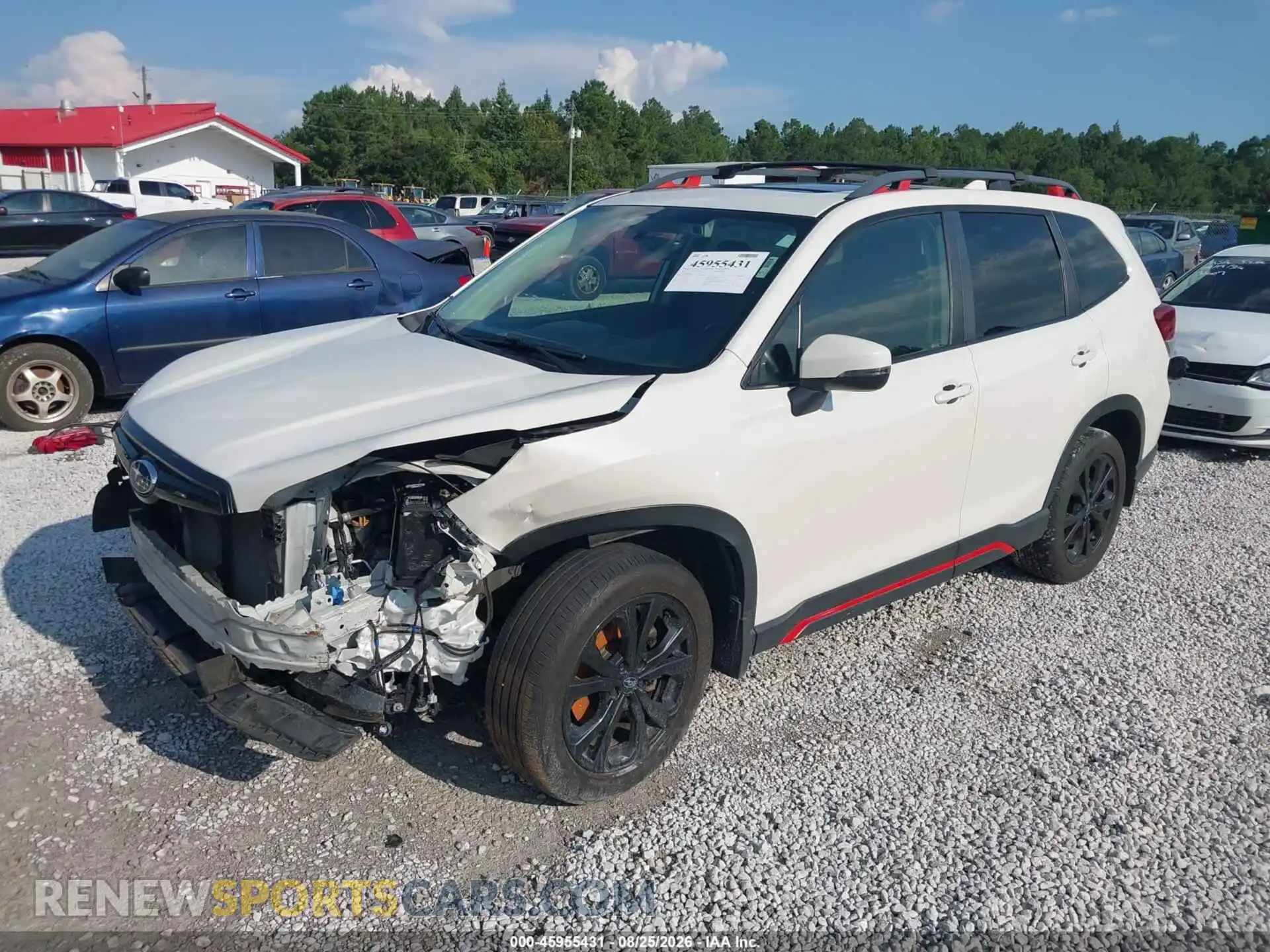 2 Photograph of a damaged car JF2SKARC1MH564772 SUBARU FORESTER 2021