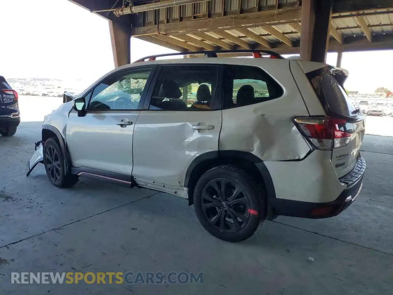 2 Фотография поврежденного автомобиля JF2SKARC1MH570507 SUBARU FORESTER 2021