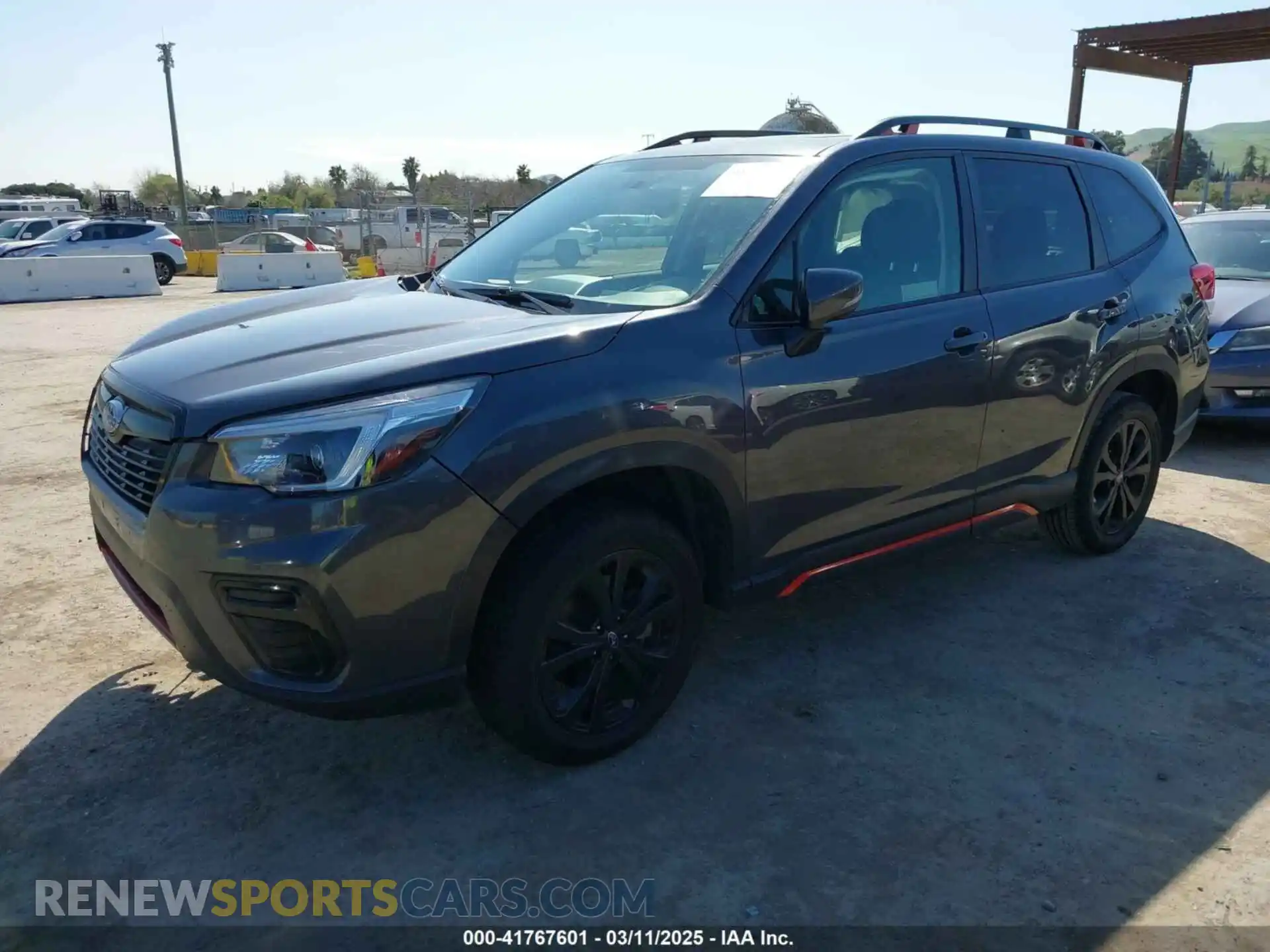 2 fotografías del automóvil dañado JF2SKARC2MH467046 SUBARU FORESTER 2021