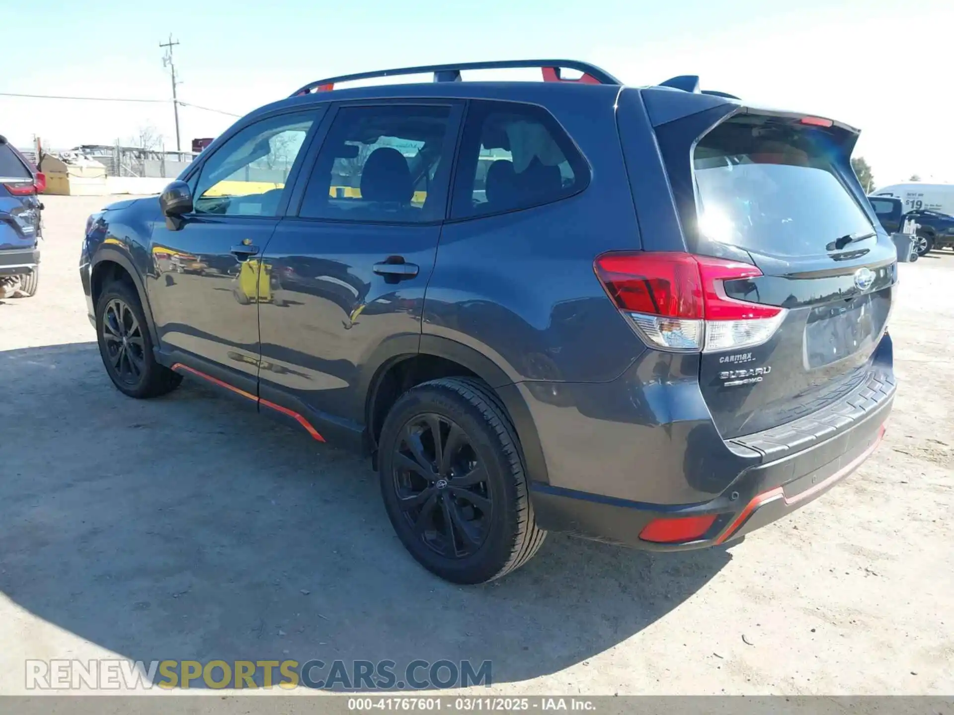 3 fotografías del automóvil dañado JF2SKARC2MH467046 SUBARU FORESTER 2021