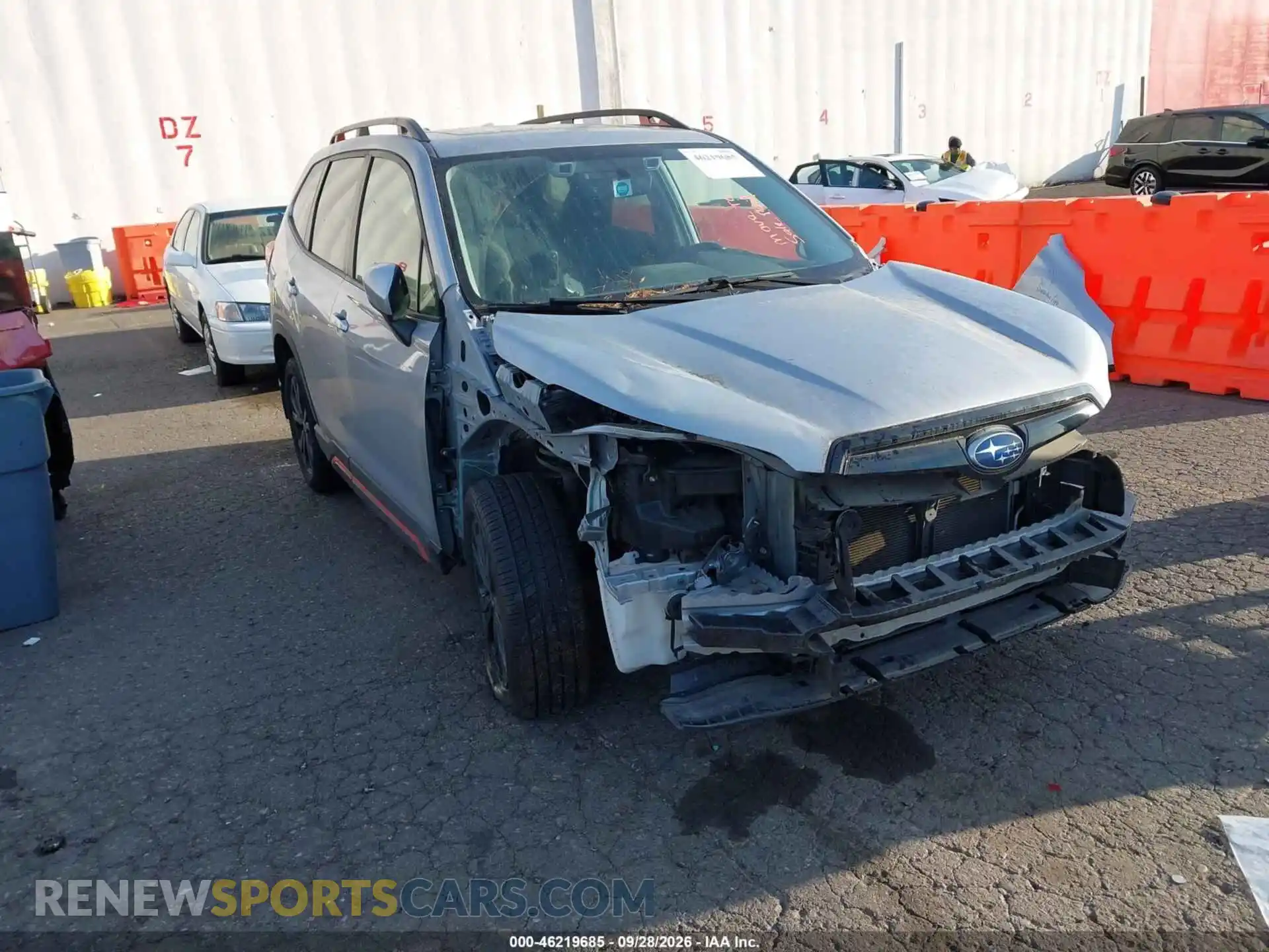 1 Фотография поврежденного автомобиля JF2SKARC2MH481030 SUBARU FORESTER 2021