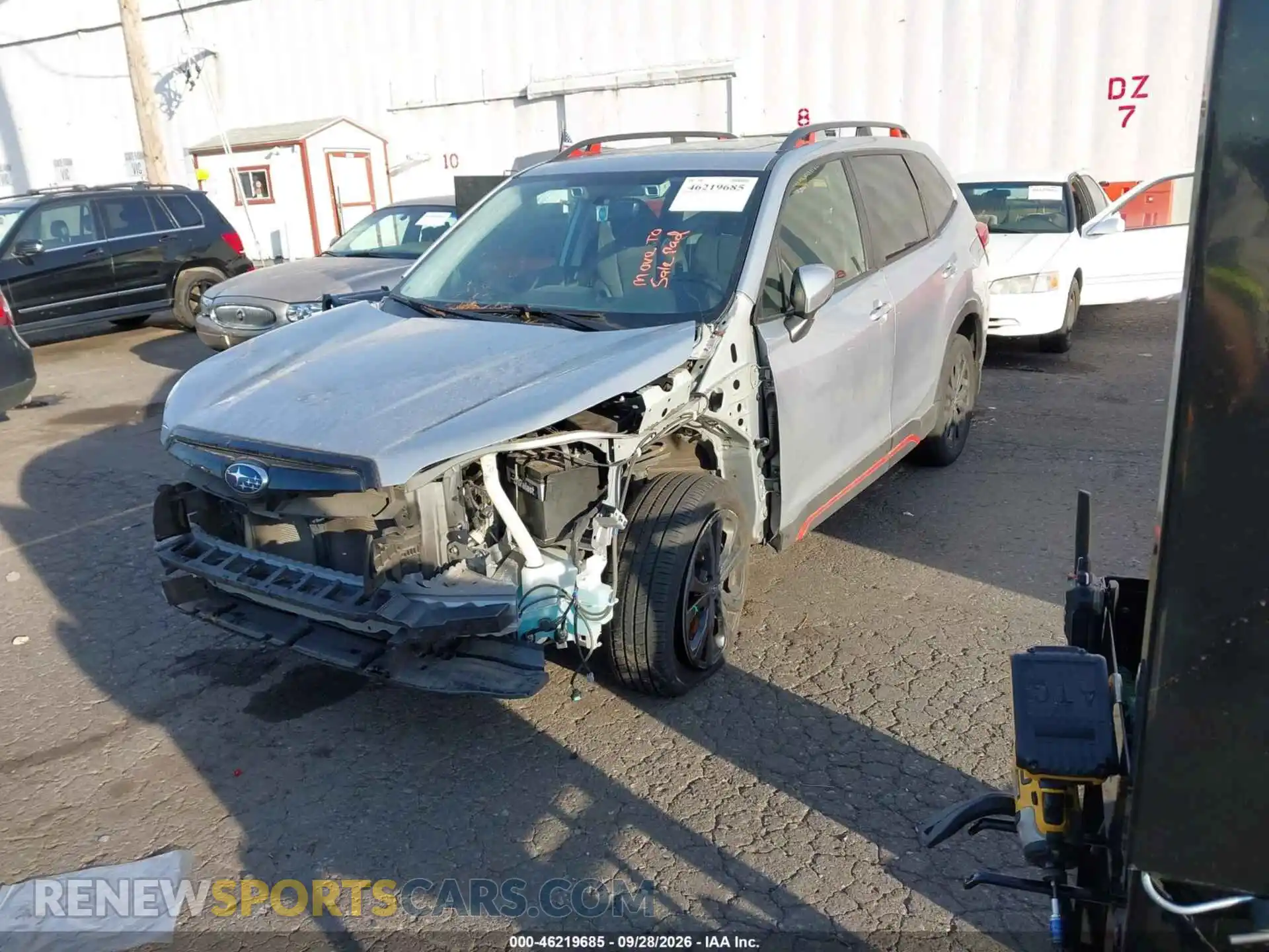 2 Фотография поврежденного автомобиля JF2SKARC2MH481030 SUBARU FORESTER 2021