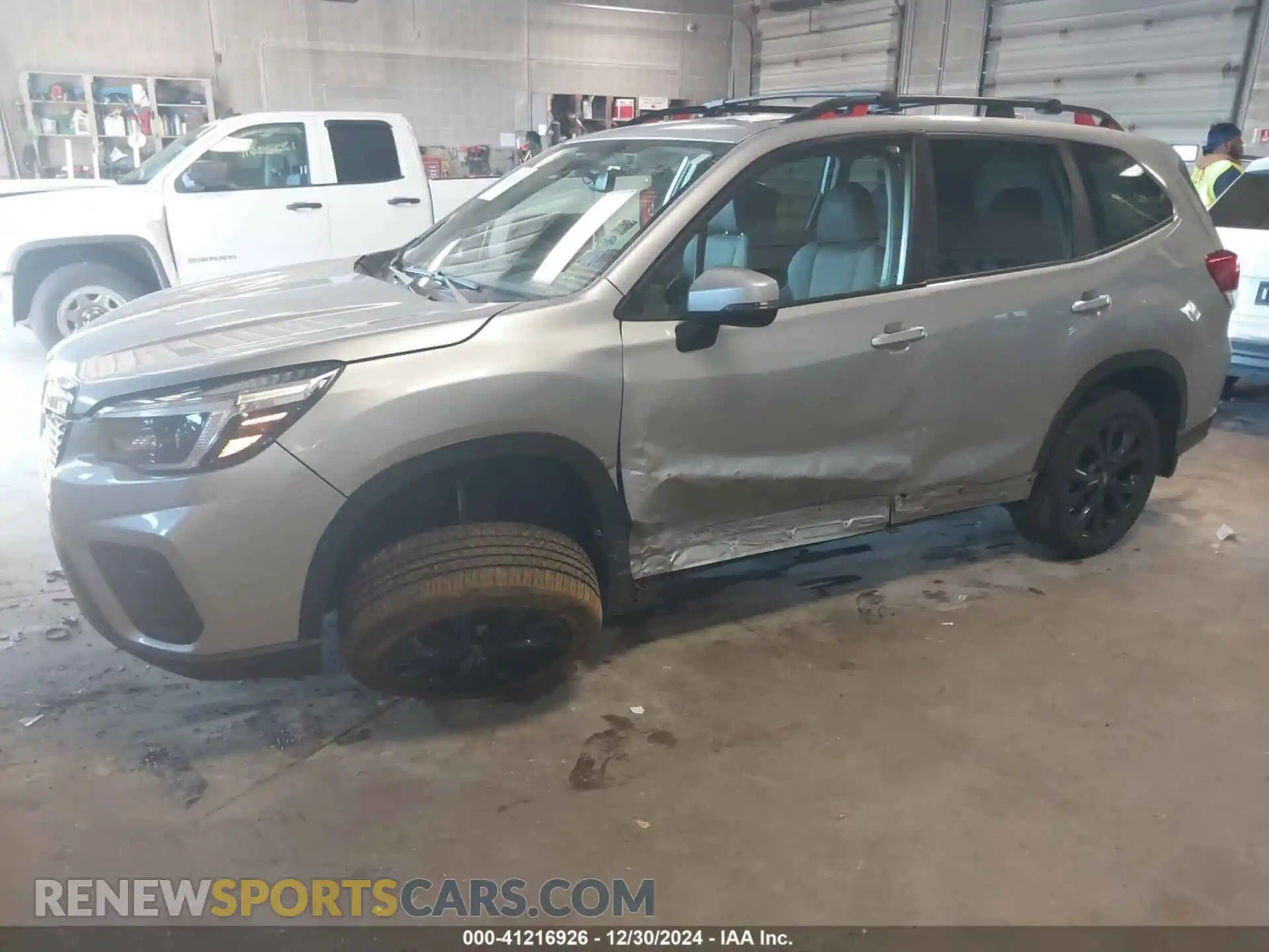 2 fotografías del automóvil dañado JF2SKARC2MH535054 SUBARU FORESTER 2021