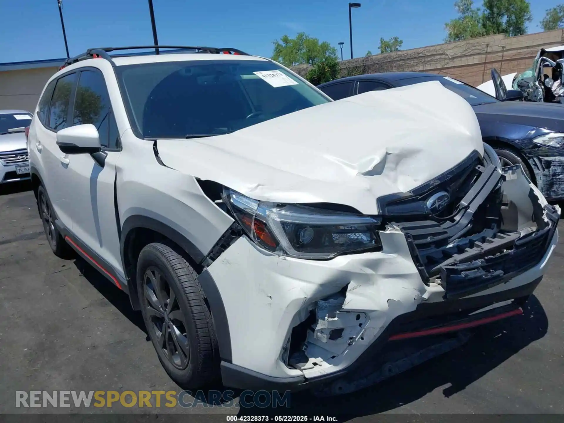 1 Photograph of a damaged car JF2SKARC2MH550508 SUBARU FORESTER 2021