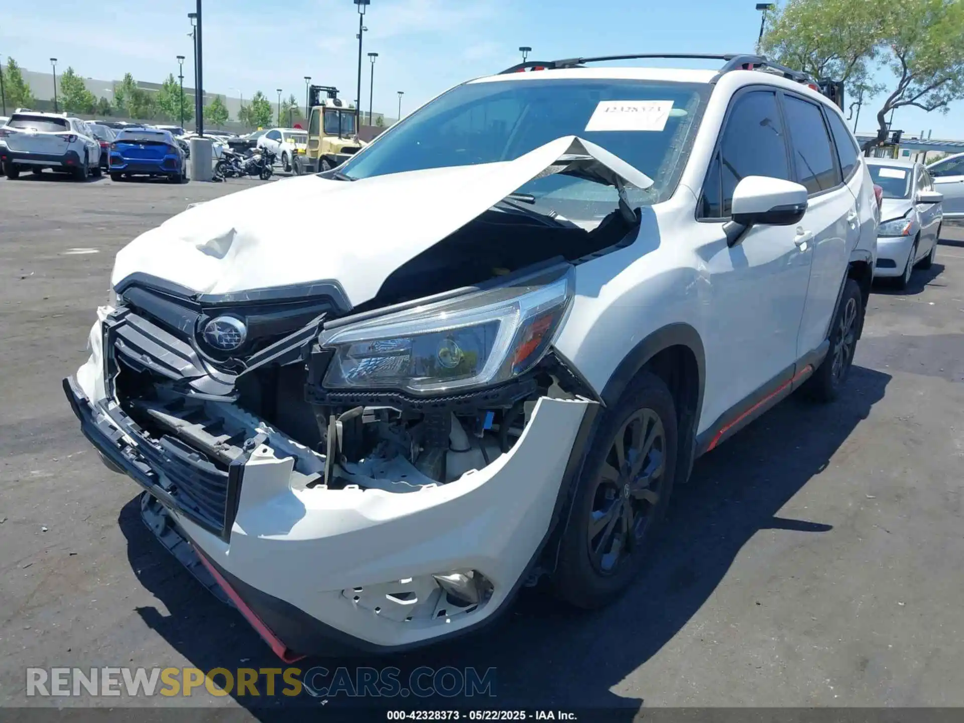2 Photograph of a damaged car JF2SKARC2MH550508 SUBARU FORESTER 2021