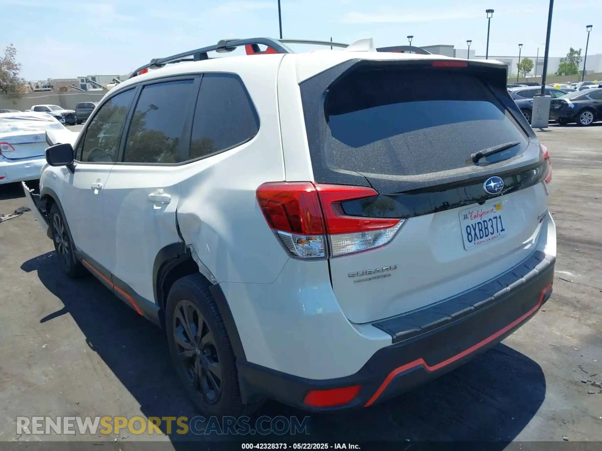 3 Photograph of a damaged car JF2SKARC2MH550508 SUBARU FORESTER 2021
