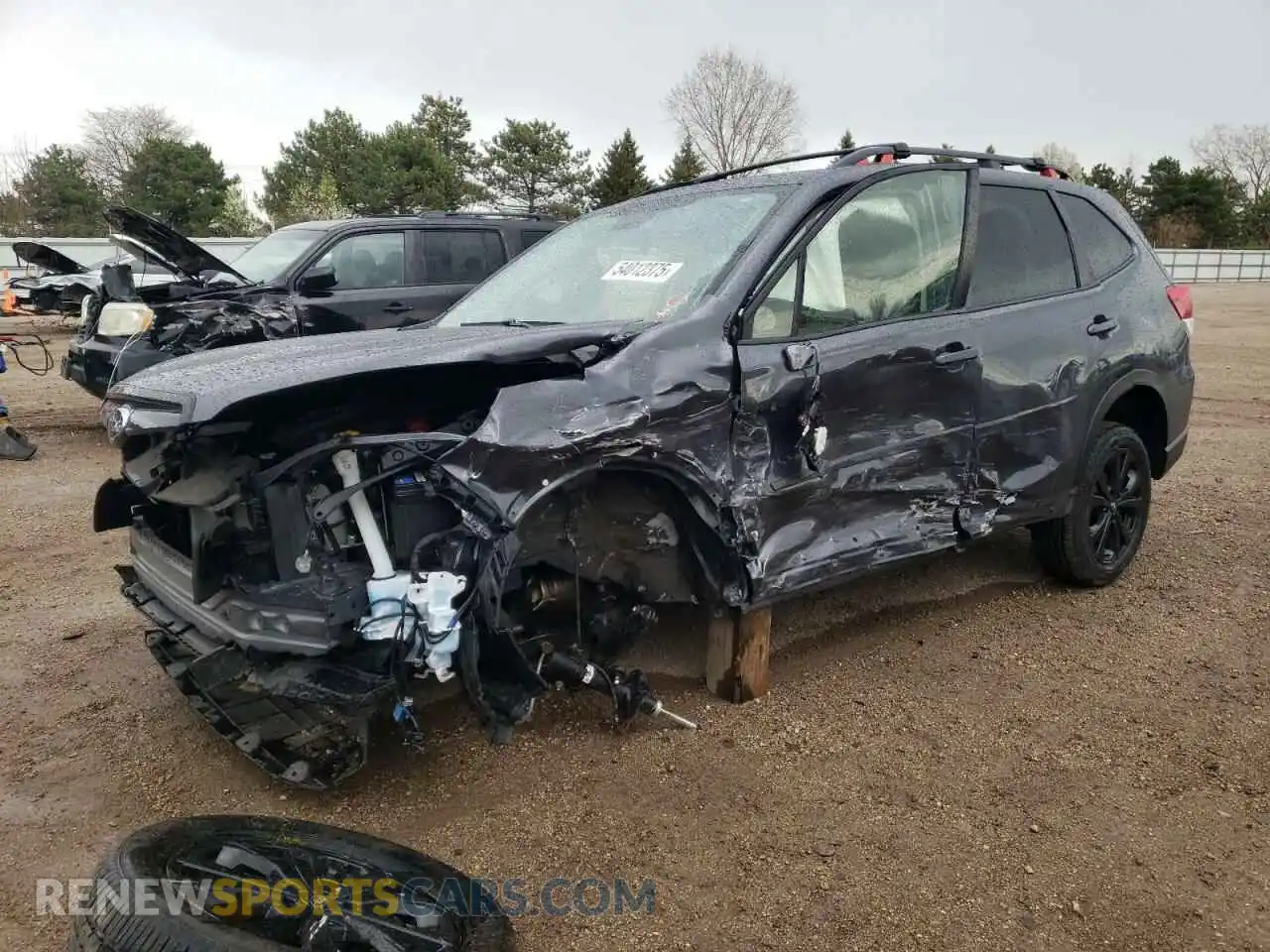 1 fotografías del automóvil dañado JF2SKARC2MH590815 SUBARU FORESTER 2021