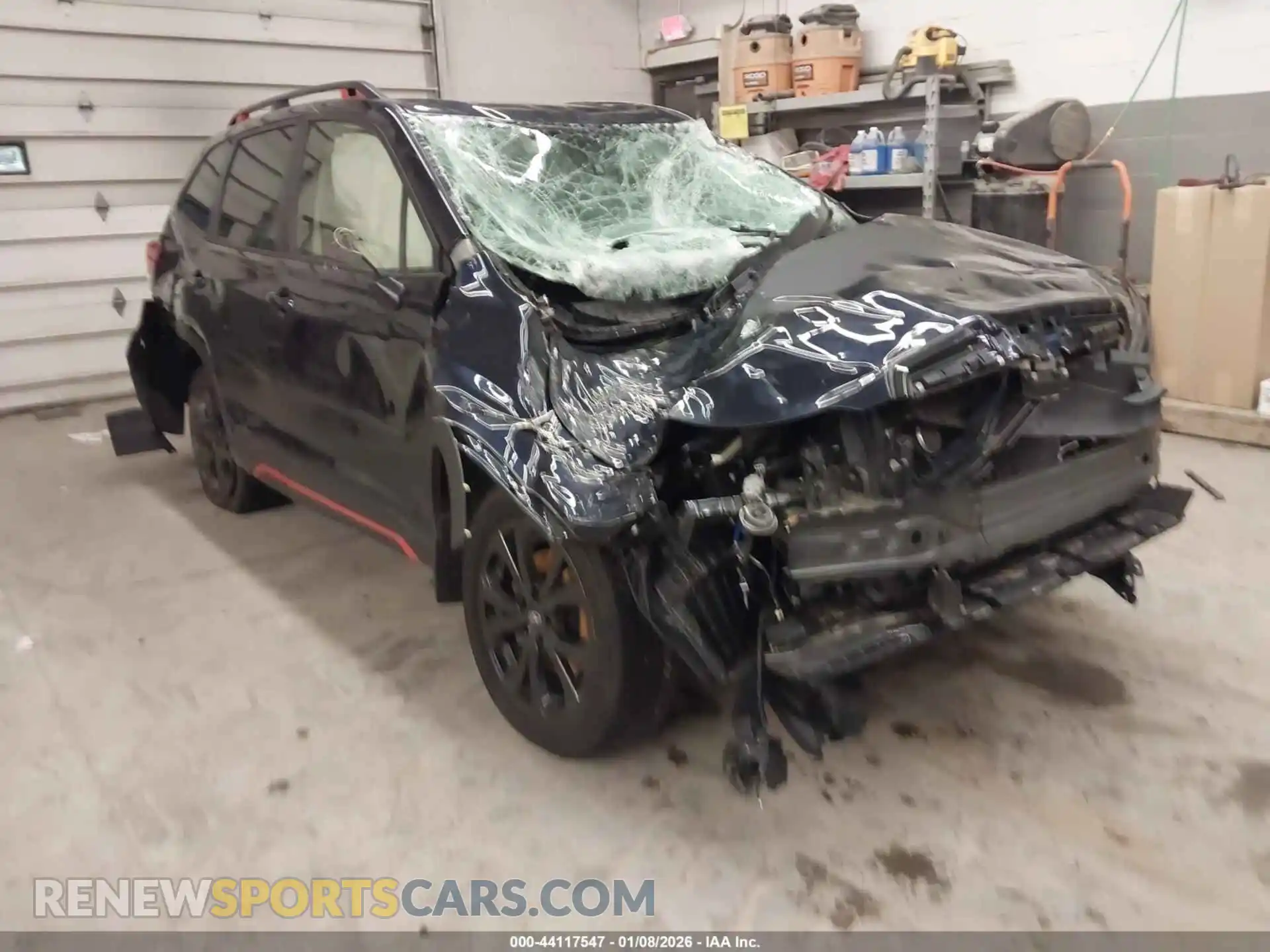 1 Photograph of a damaged car JF2SKARC3MH404652 SUBARU FORESTER 2021