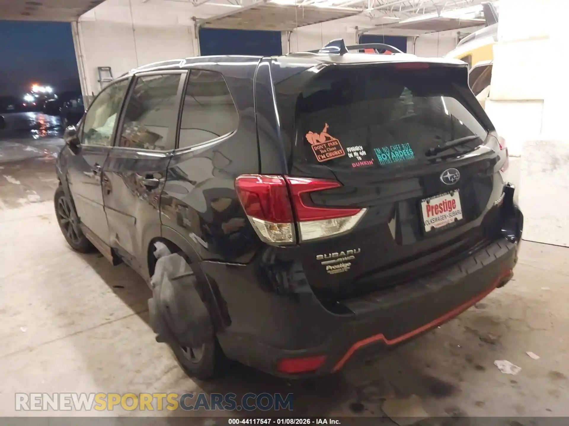 3 Photograph of a damaged car JF2SKARC3MH404652 SUBARU FORESTER 2021