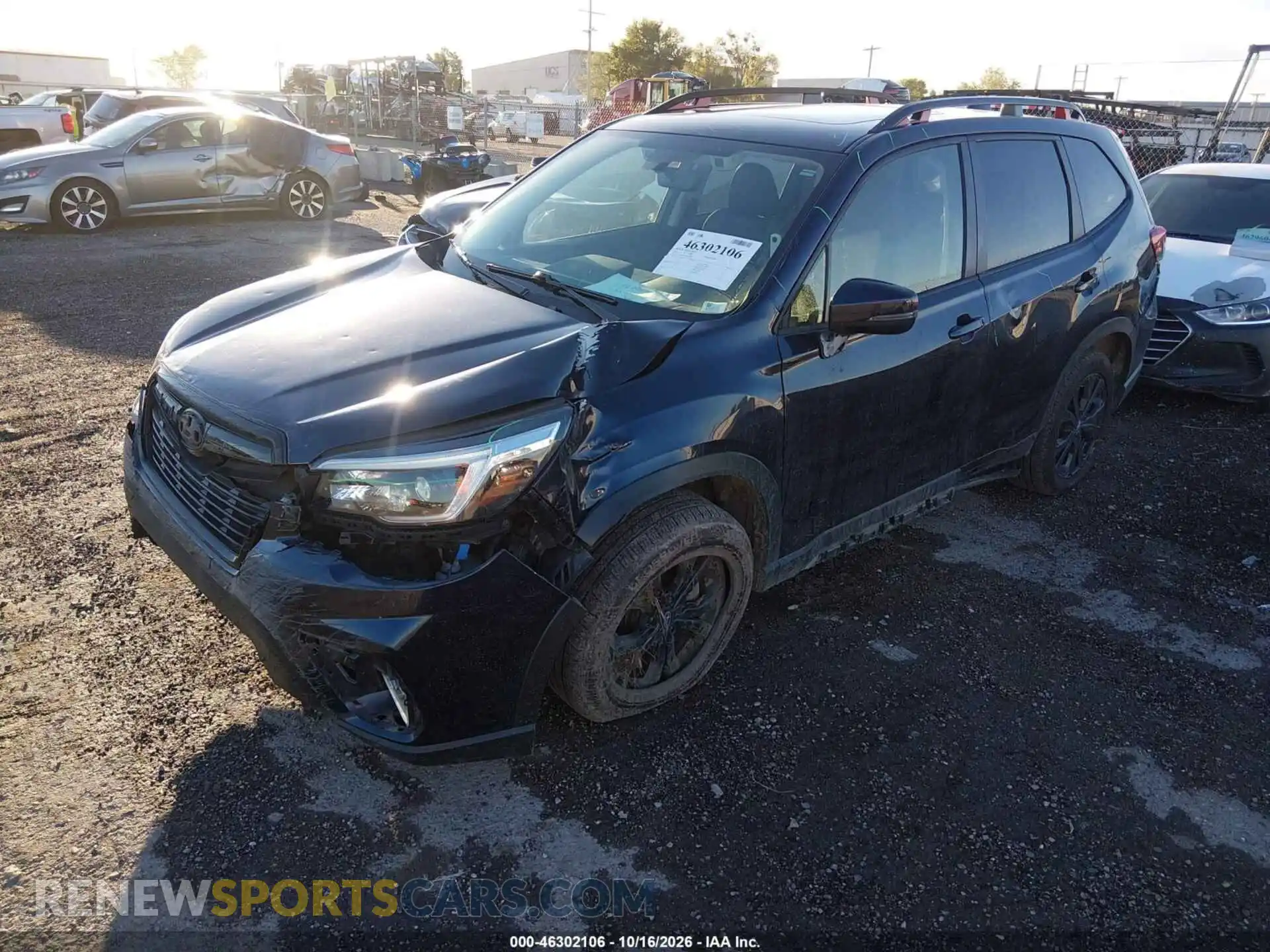 2 Photograph of a damaged car JF2SKARC3MH410242 SUBARU FORESTER 2021