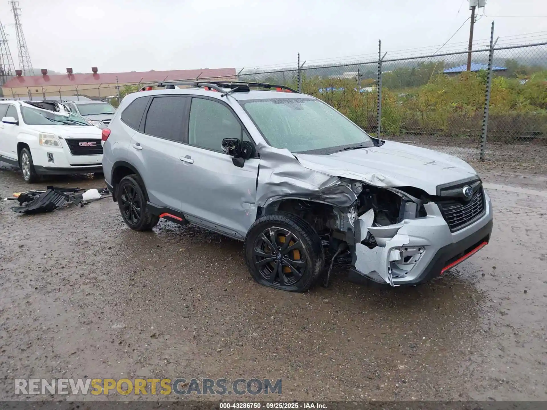 1 Photograph of a damaged car JF2SKARC3MH433570 SUBARU FORESTER 2021
