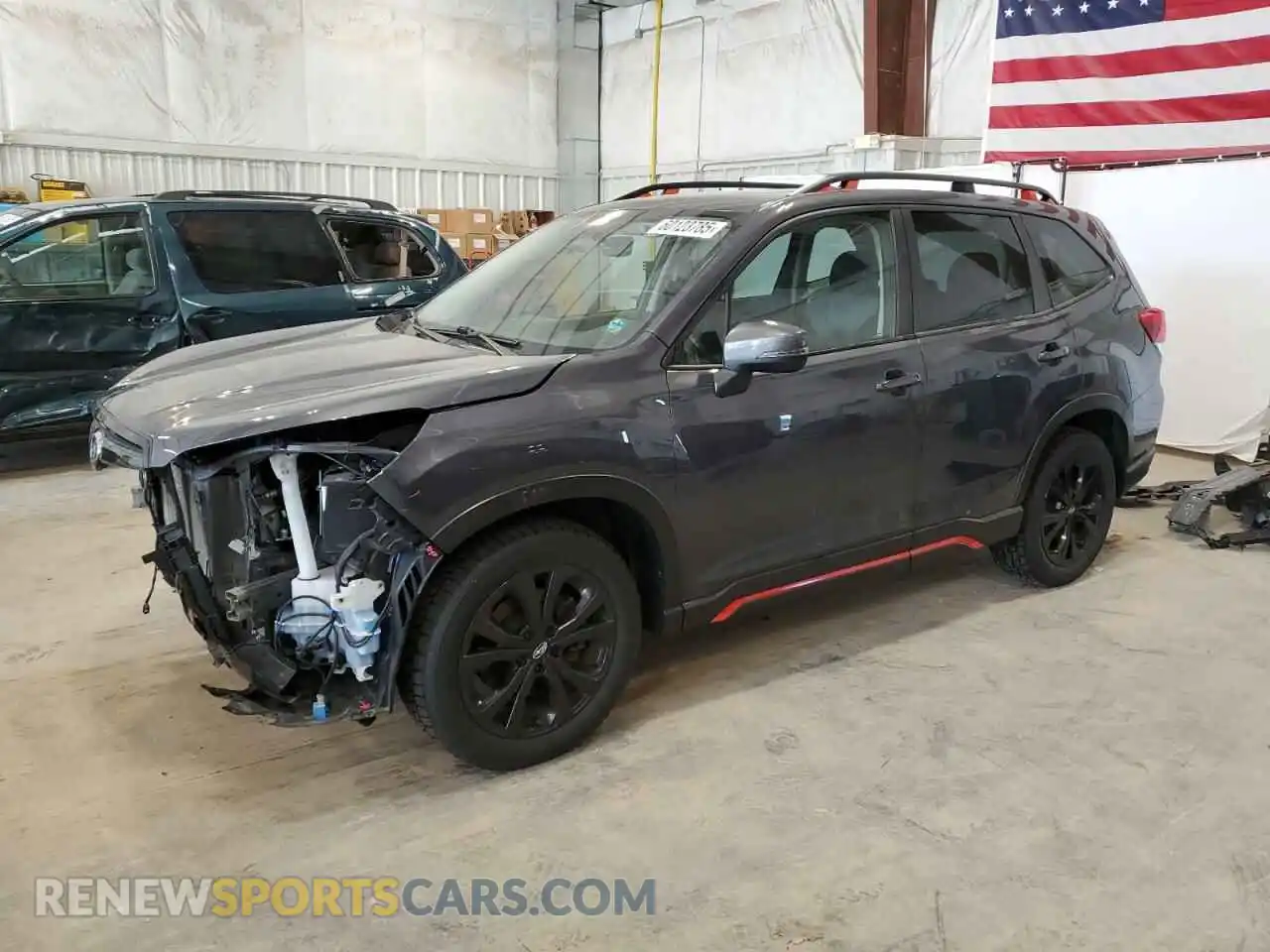 1 Фотография поврежденного автомобиля JF2SKARC3MH434931 SUBARU FORESTER 2021
