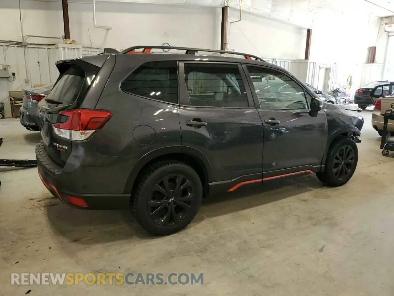 3 Фотография поврежденного автомобиля JF2SKARC3MH434931 SUBARU FORESTER 2021