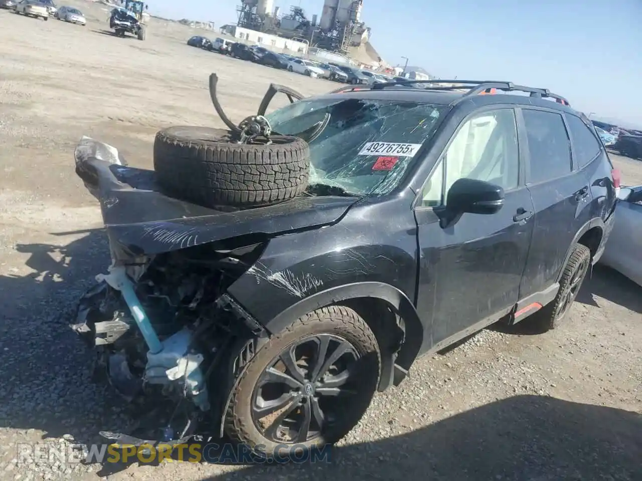 1 Photograph of a damaged car JF2SKARC3MH482350 SUBARU FORESTER 2021
