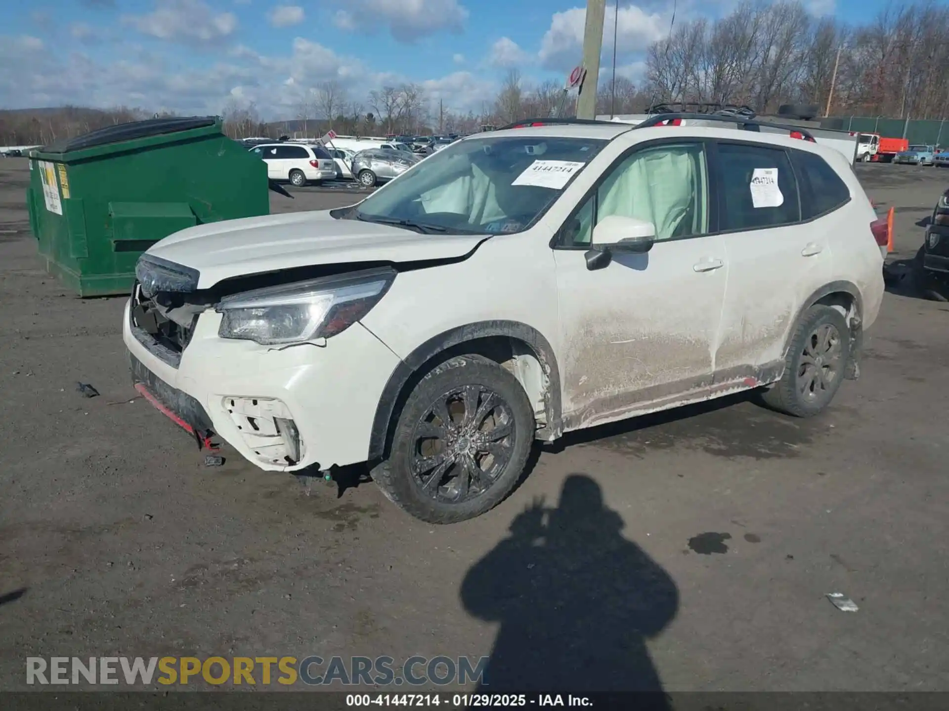 2 Photograph of a damaged car JF2SKARC3MH493266 SUBARU FORESTER 2021