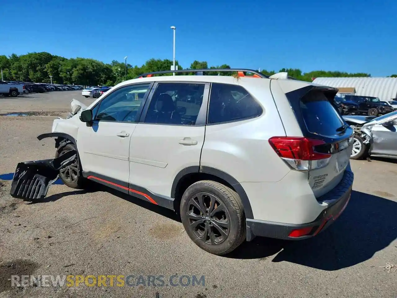 2 Photograph of a damaged car JF2SKARC3MH493736 SUBARU FORESTER 2021