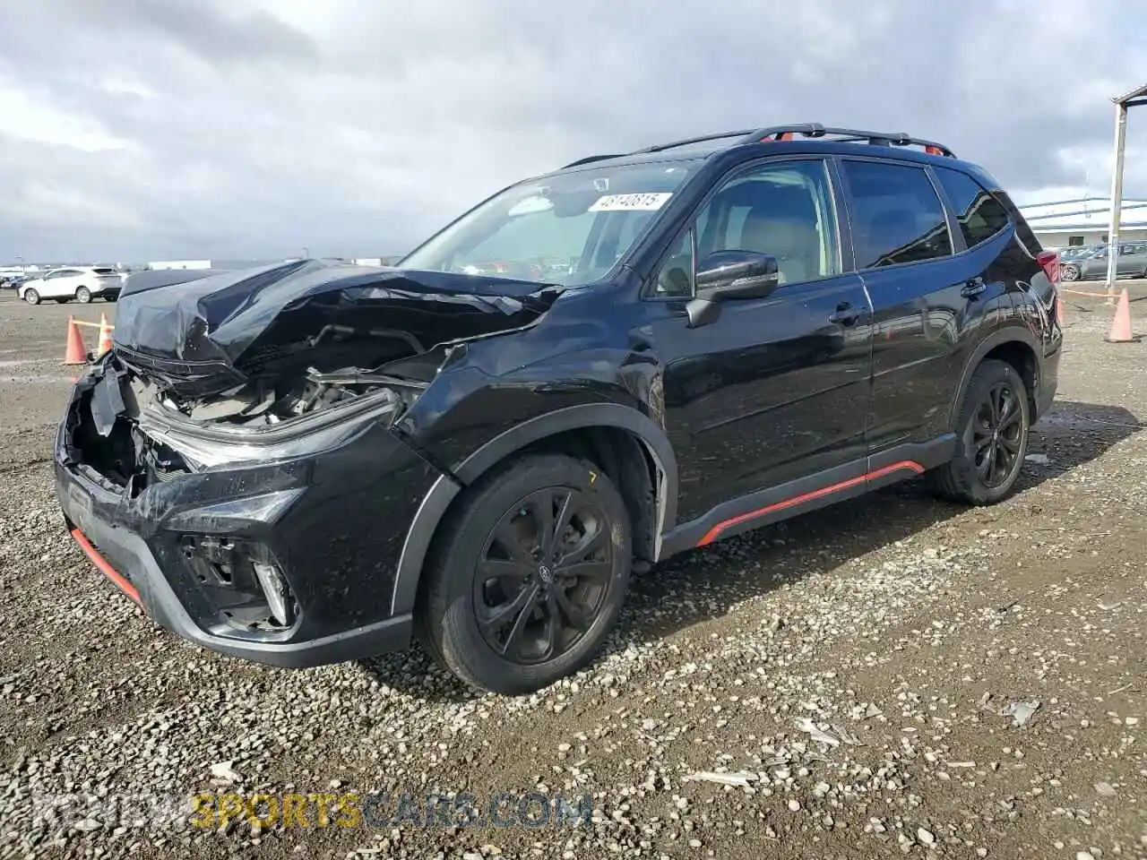 1 Photograph of a damaged car JF2SKARC3MH497706 SUBARU FORESTER 2021