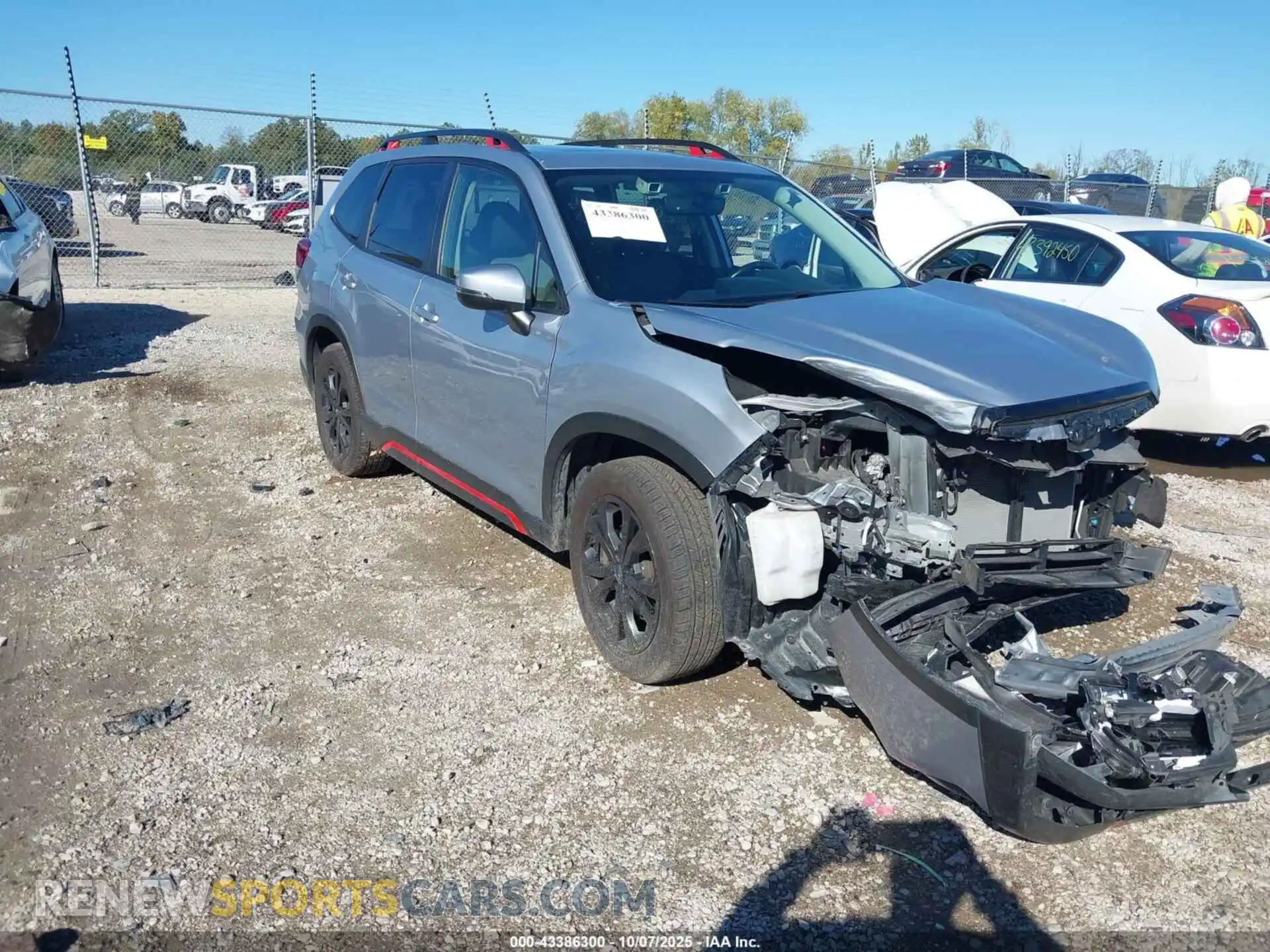 1 Photograph of a damaged car JF2SKARC3MH503195 SUBARU FORESTER 2021