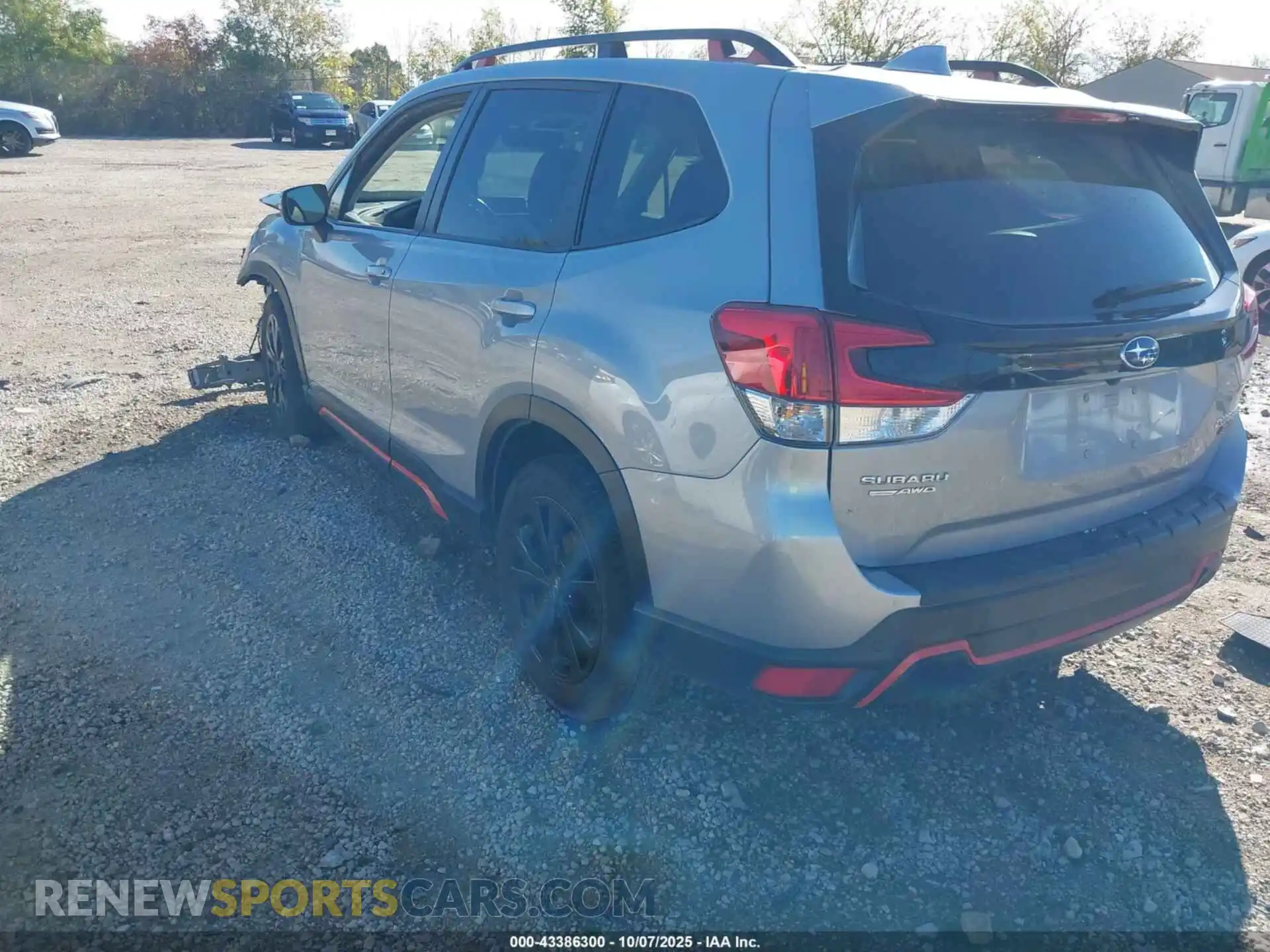 3 Photograph of a damaged car JF2SKARC3MH503195 SUBARU FORESTER 2021