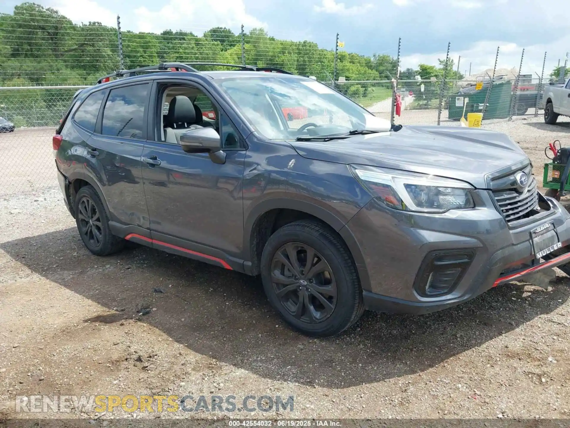 1 Photograph of a damaged car JF2SKARC3MH516870 SUBARU FORESTER 2021