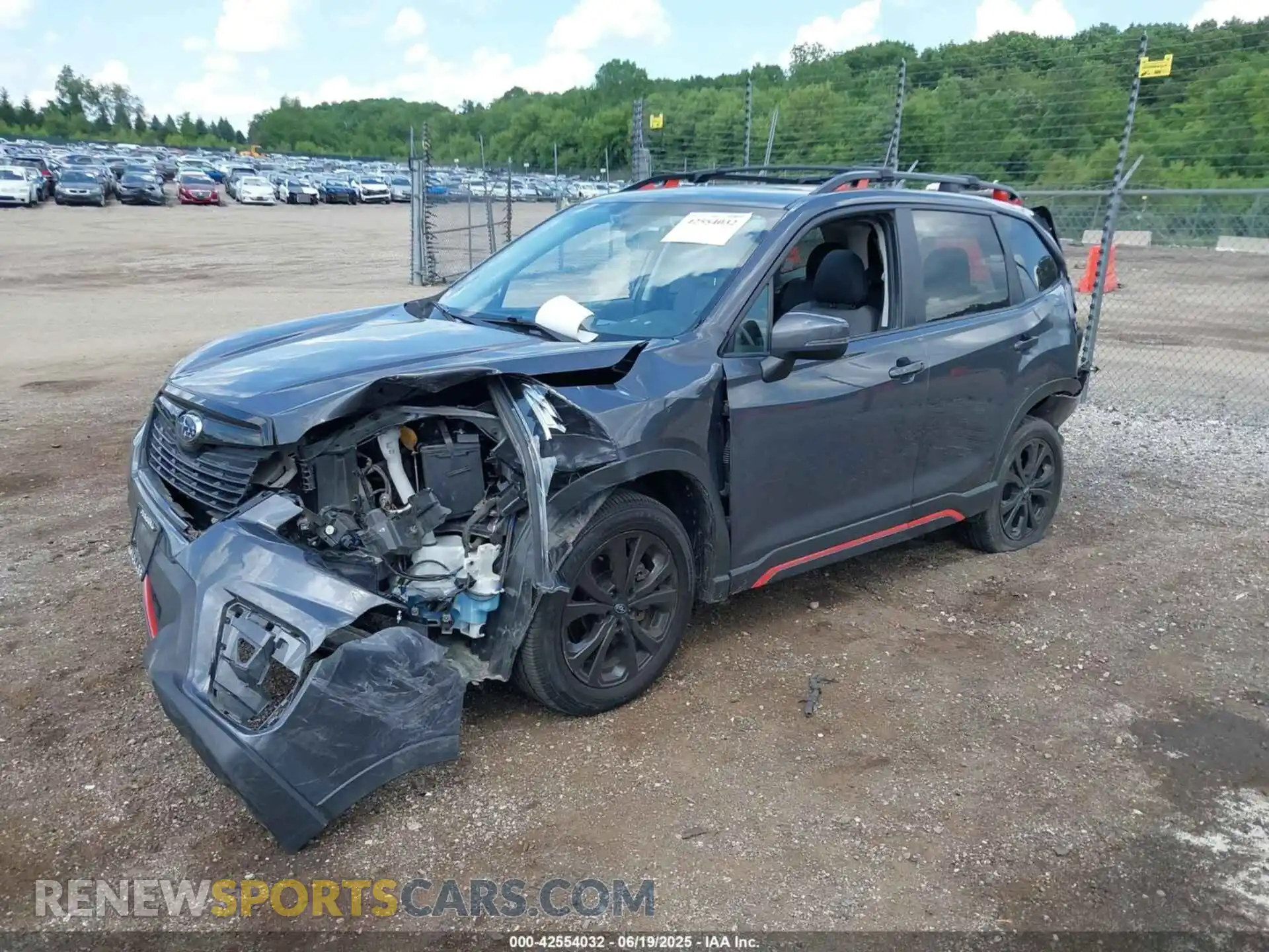 2 Photograph of a damaged car JF2SKARC3MH516870 SUBARU FORESTER 2021