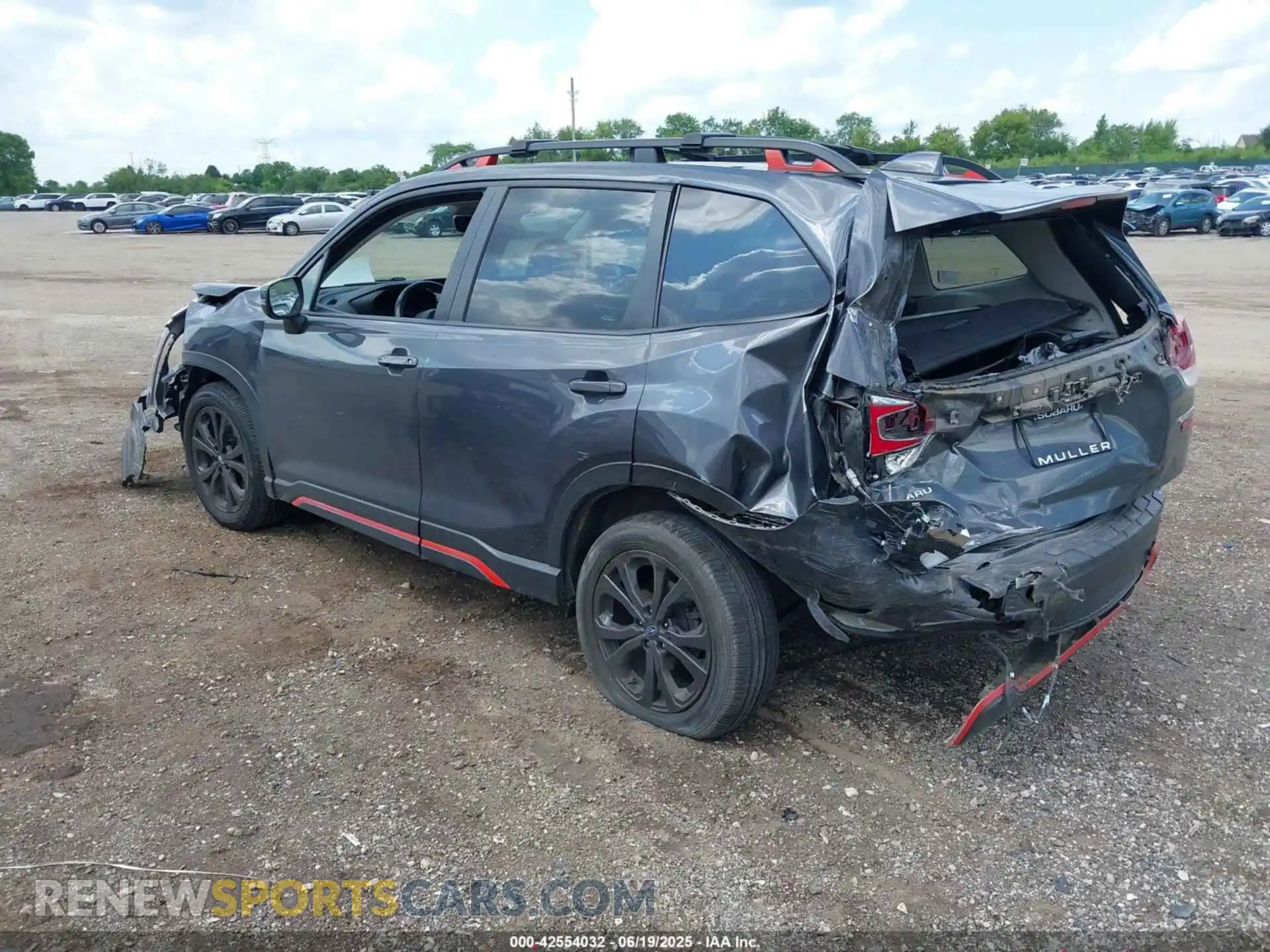 3 Photograph of a damaged car JF2SKARC3MH516870 SUBARU FORESTER 2021