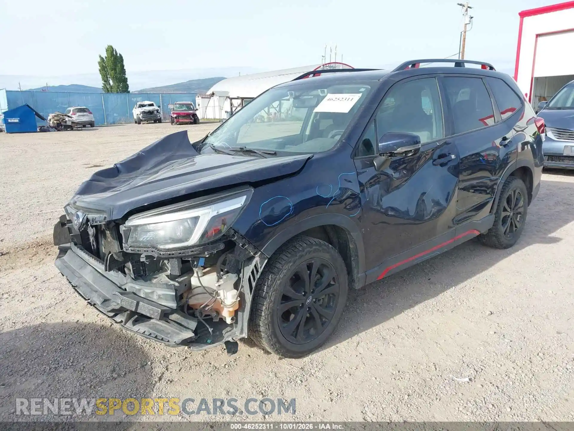 2 Фотография поврежденного автомобиля JF2SKARC3MH532129 SUBARU FORESTER 2021