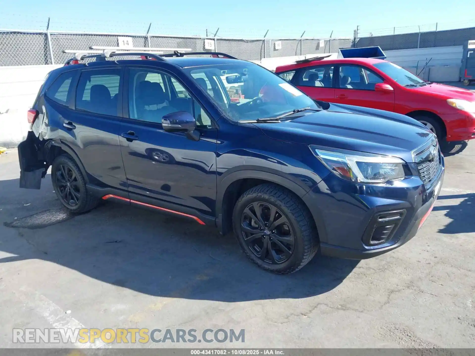 1 Photograph of a damaged car JF2SKARC4MH498962 SUBARU FORESTER 2021