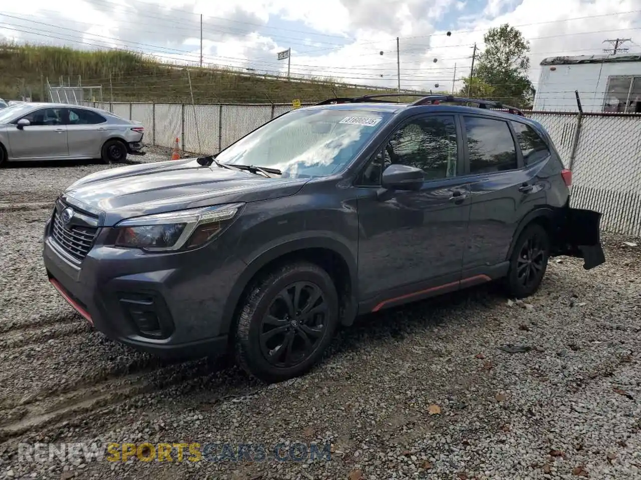 1 Photograph of a damaged car JF2SKARC4MH560182 SUBARU FORESTER 2021