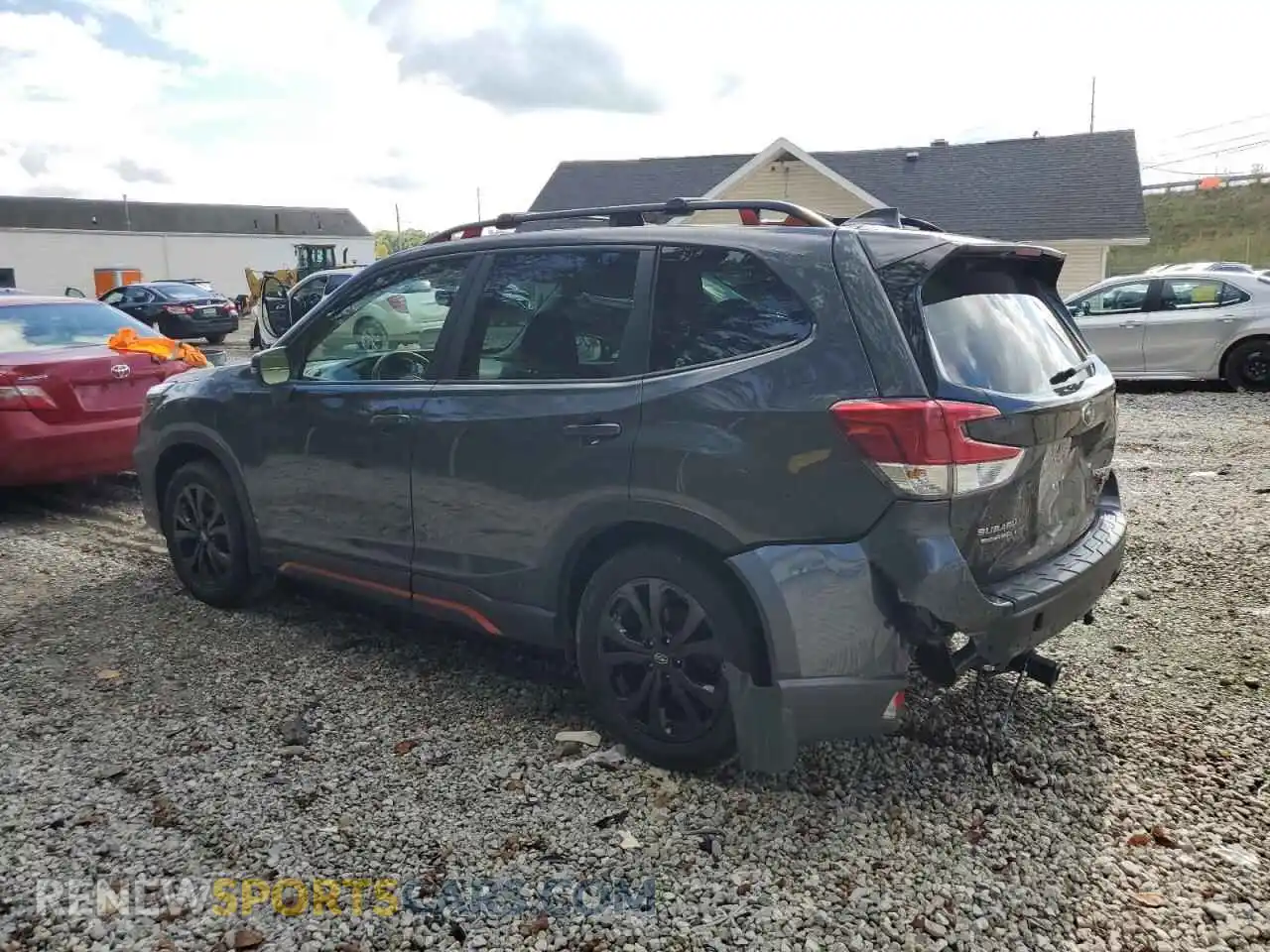 2 Photograph of a damaged car JF2SKARC4MH560182 SUBARU FORESTER 2021