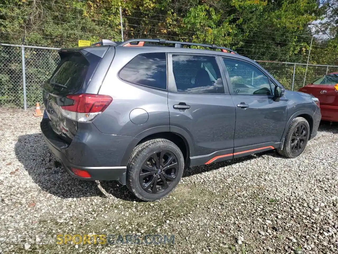 3 Photograph of a damaged car JF2SKARC4MH560182 SUBARU FORESTER 2021