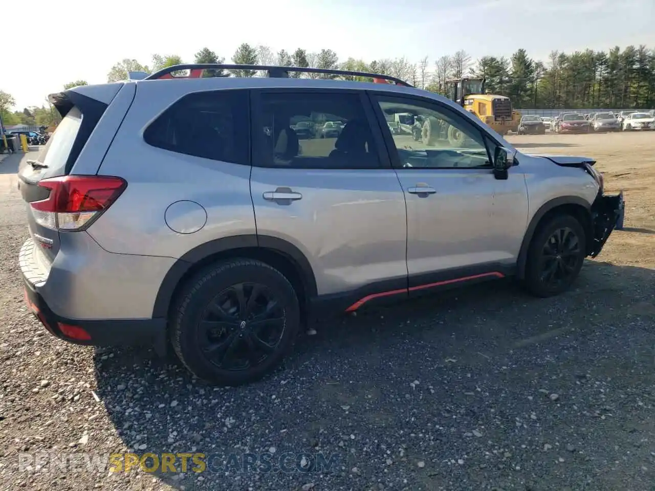 3 fotografías del automóvil dañado JF2SKARC5MH404491 SUBARU FORESTER 2021