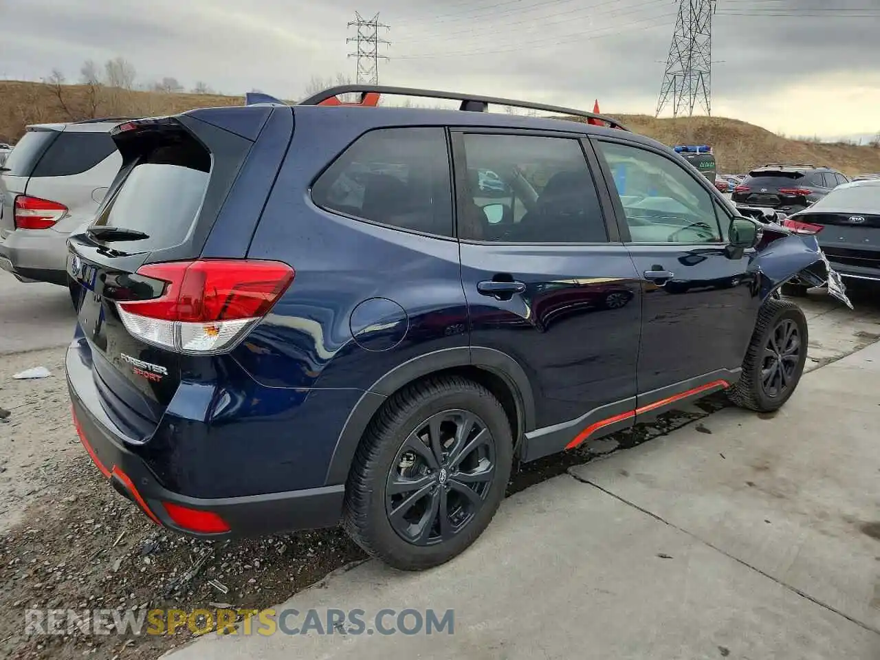 3 Photograph of a damaged car JF2SKARC5MH471236 SUBARU FORESTER 2021