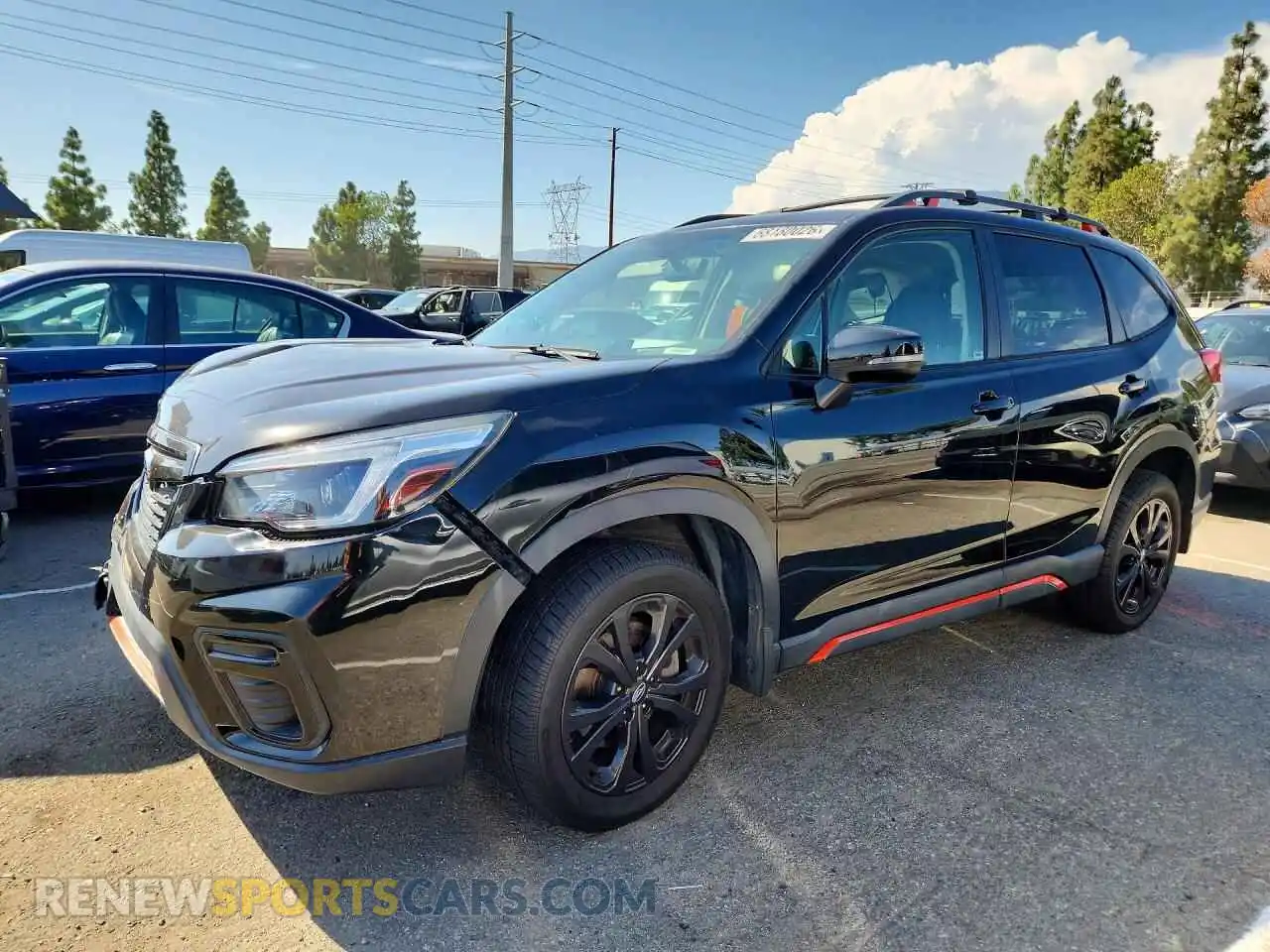 1 Фотография поврежденного автомобиля JF2SKARC5MH502114 SUBARU FORESTER 2021
