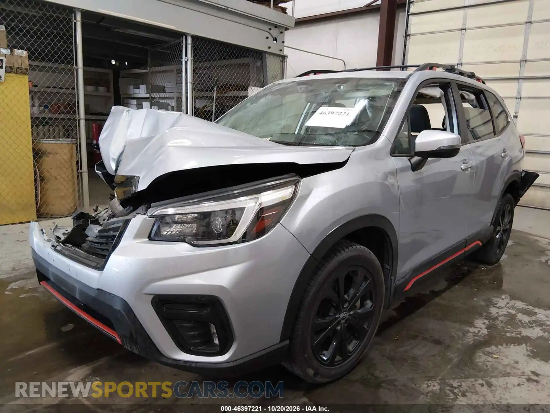 2 Photograph of a damaged car JF2SKARC6MH400014 SUBARU FORESTER 2021