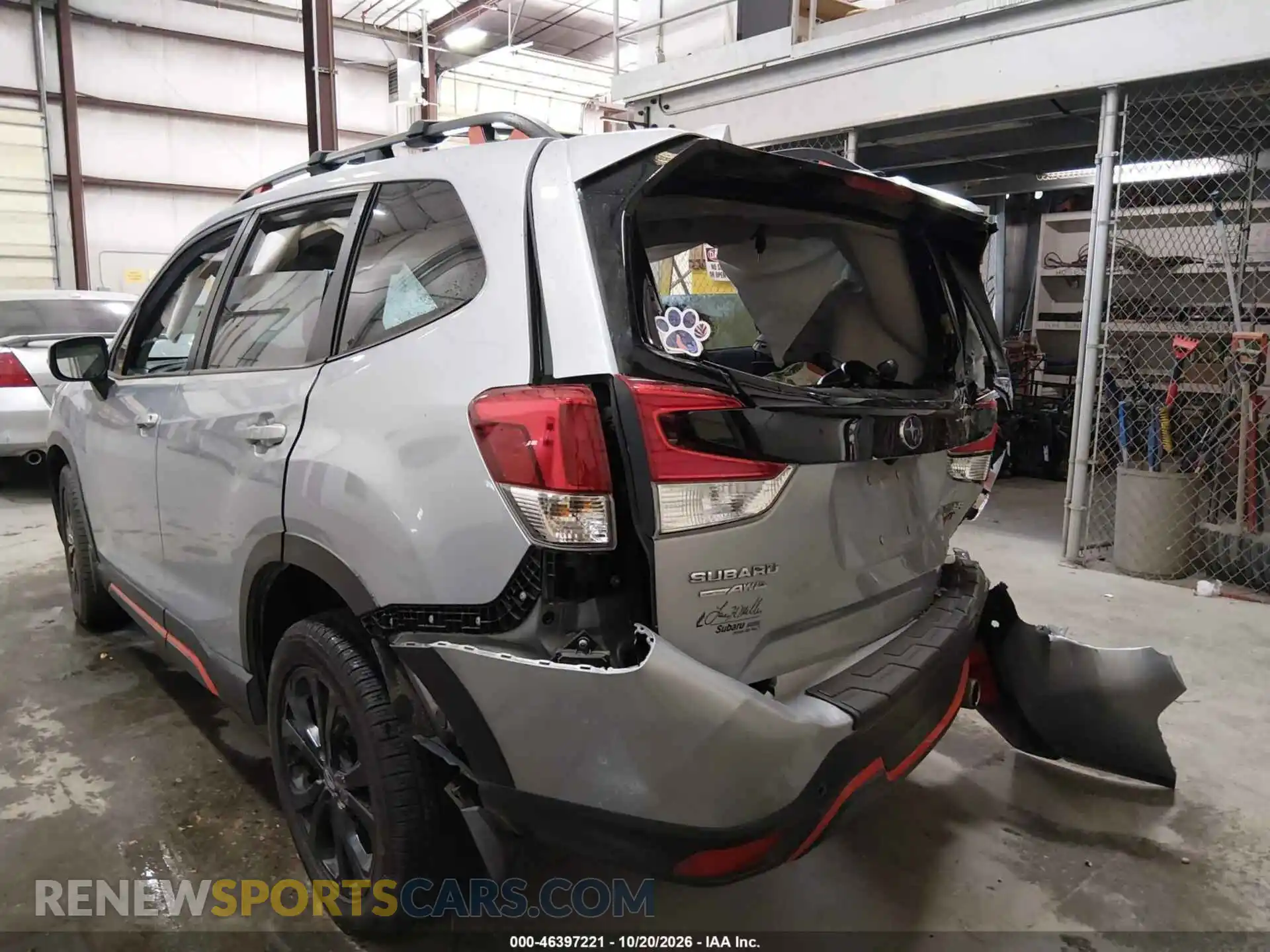 3 Photograph of a damaged car JF2SKARC6MH400014 SUBARU FORESTER 2021