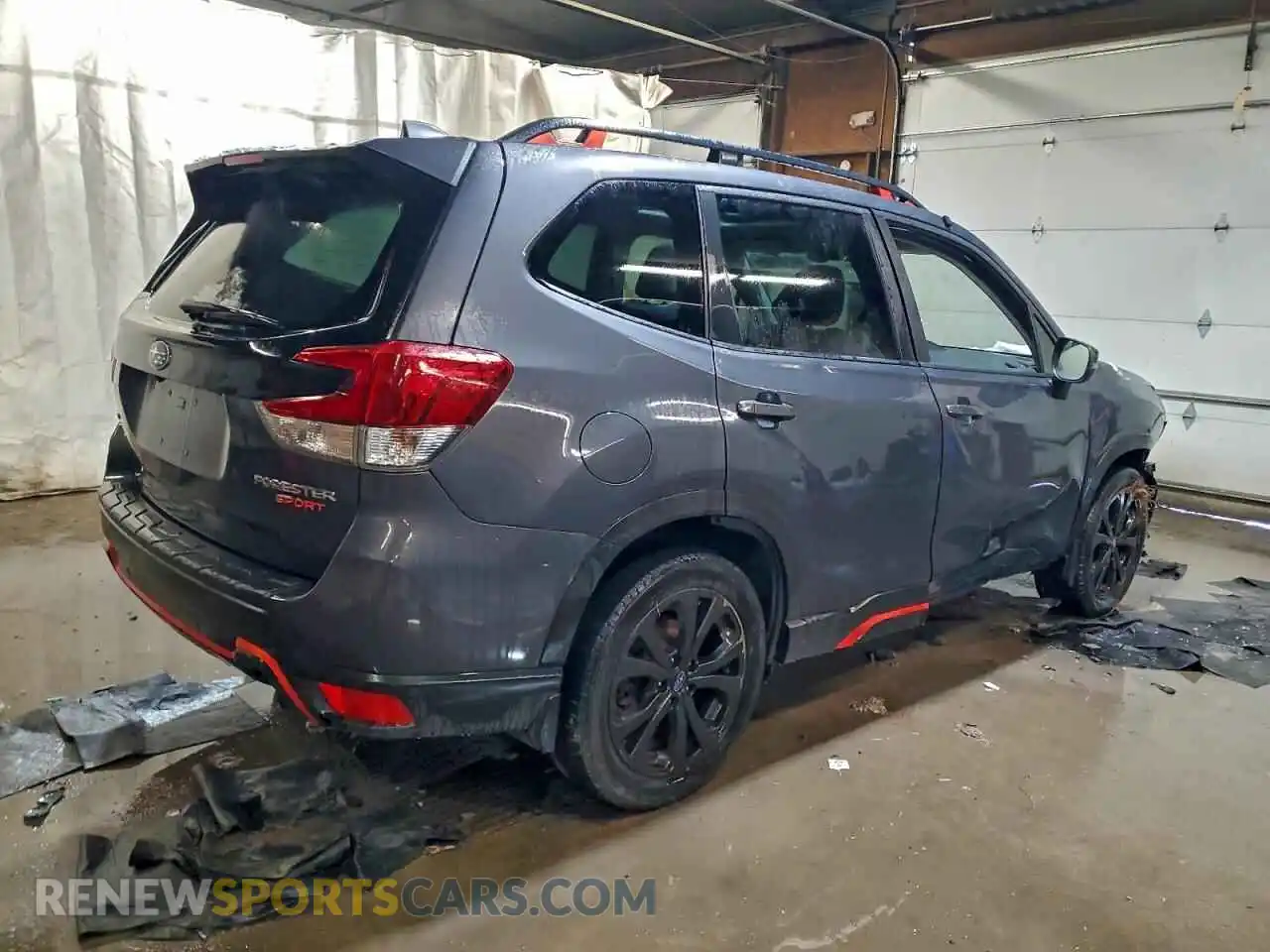 3 Photograph of a damaged car JF2SKARC6MH458186 SUBARU FORESTER 2021